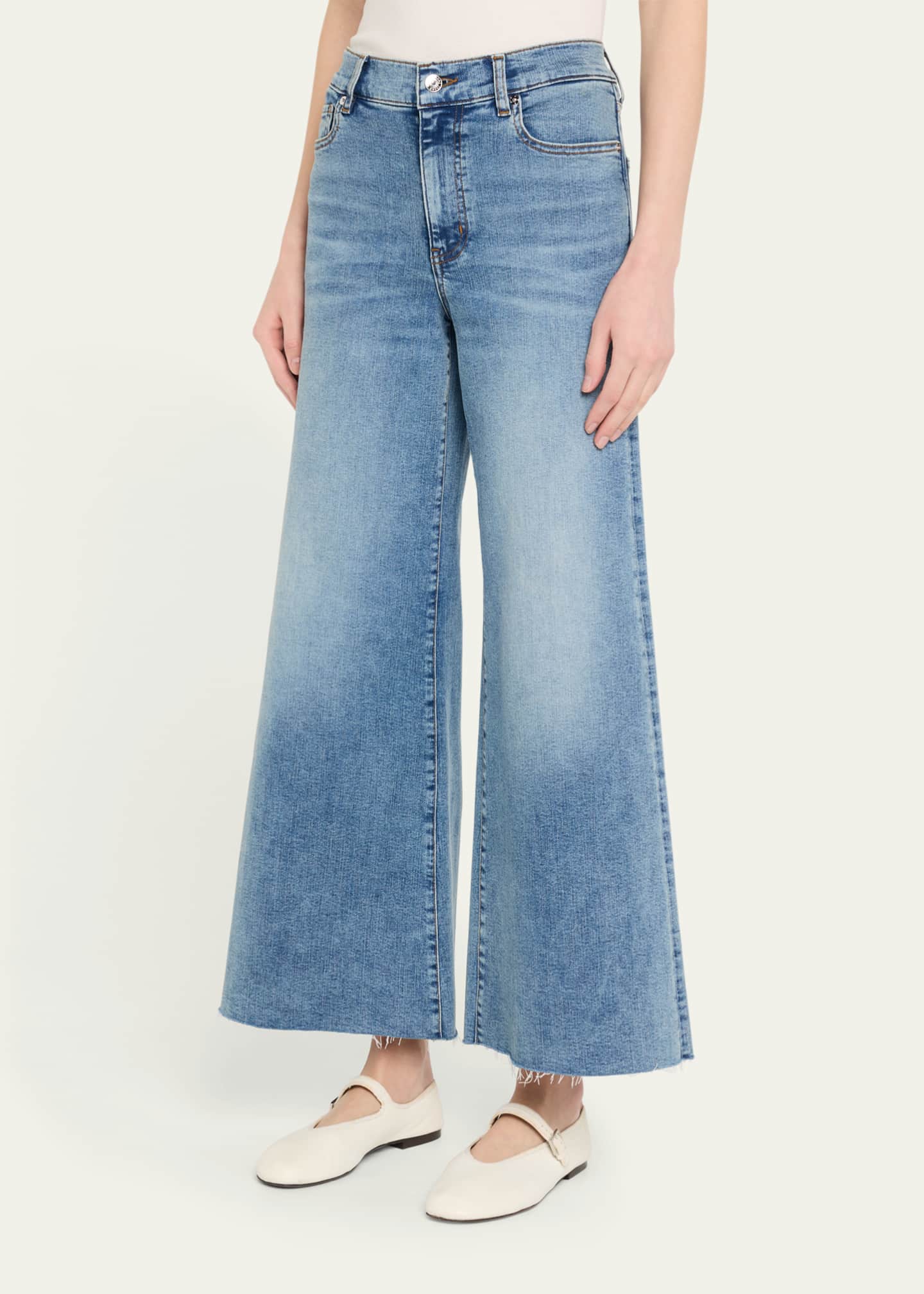 Le Palazzo Crop Jeans - Thumbnail 4