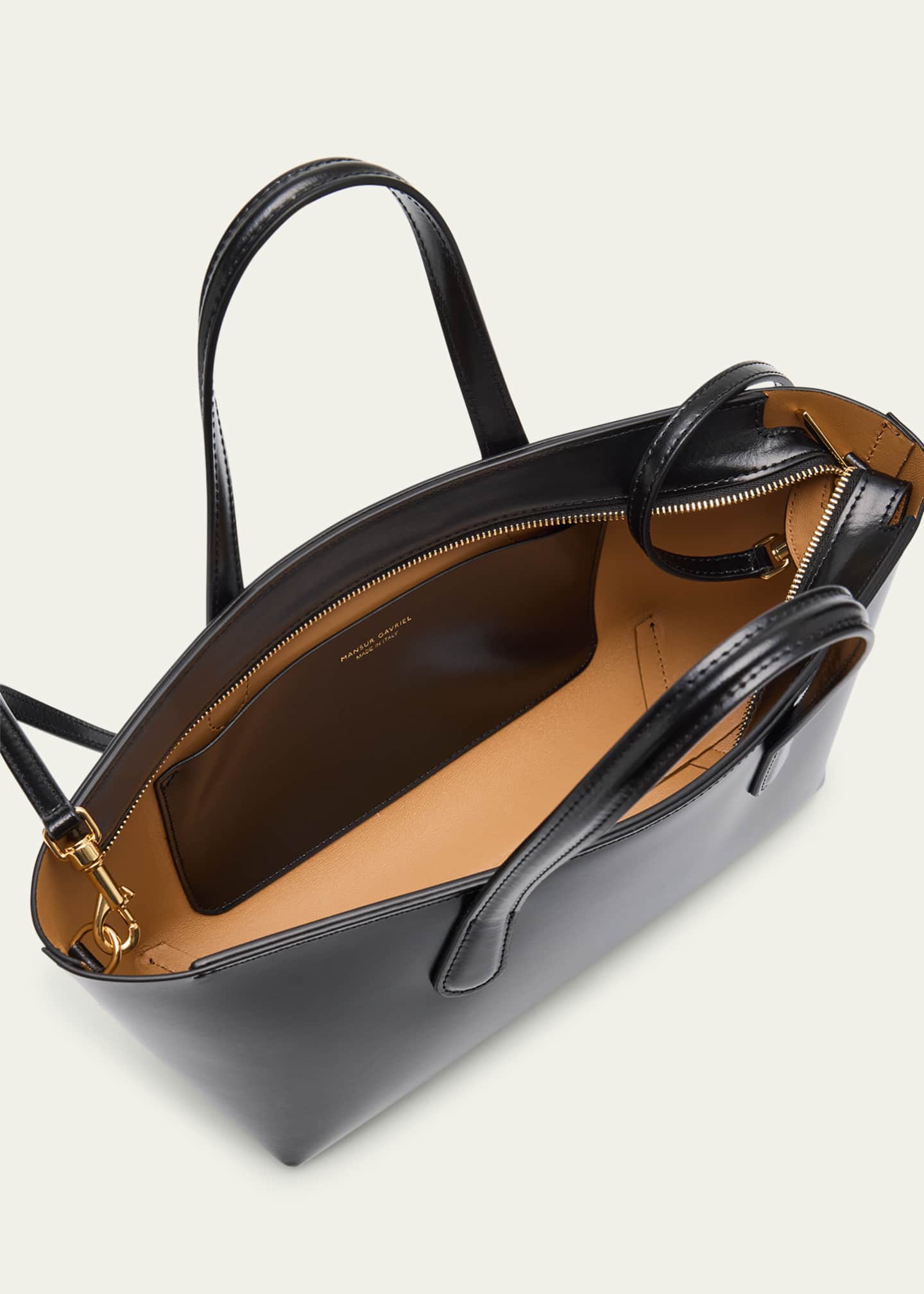 Mansur Gavriel Mini Leather Everyday Top-Handle Bag Image 4 of 6