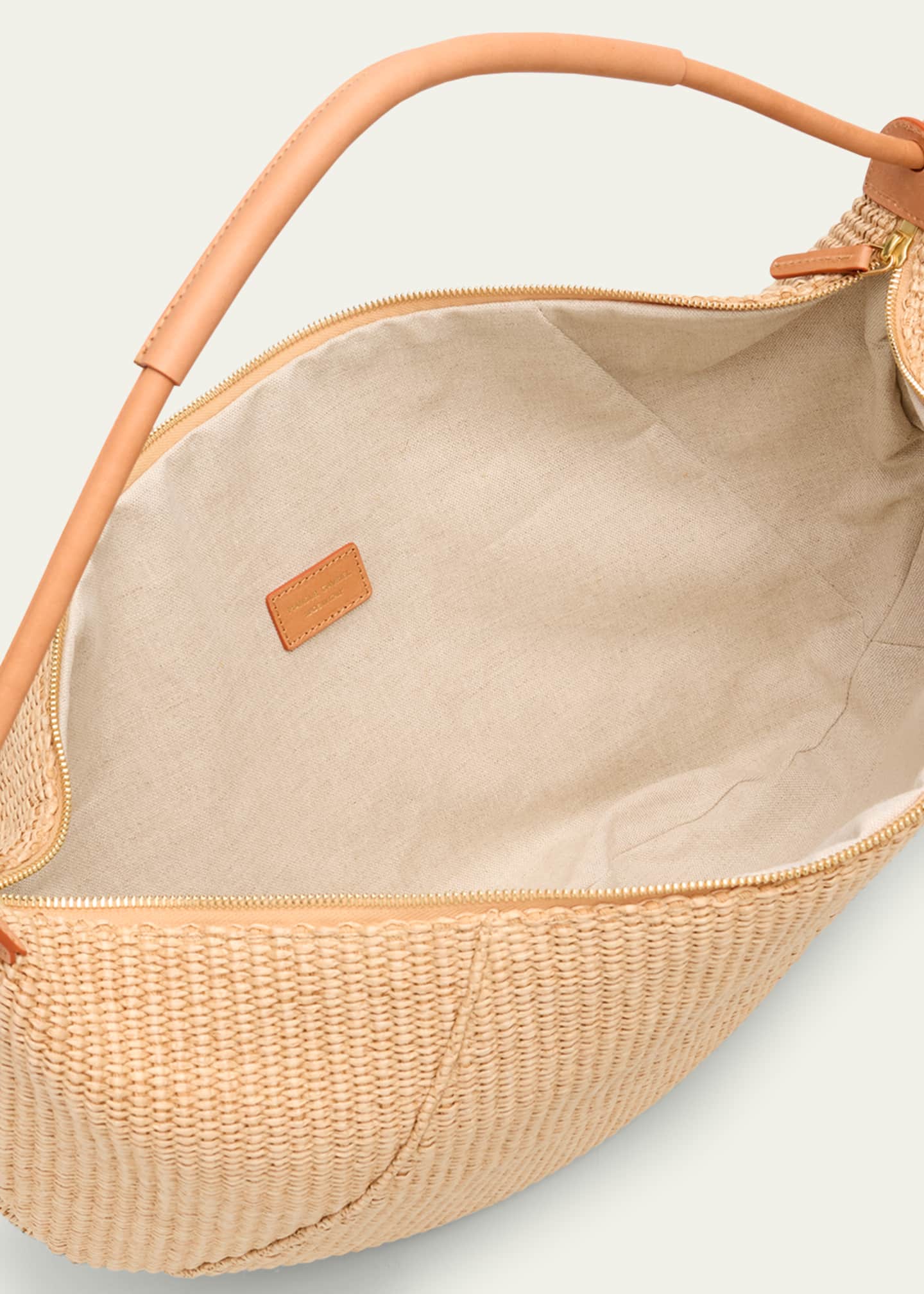 Mansur Gavriel Fortuna Knot Woven Shoulder Bag Image 4 of 6