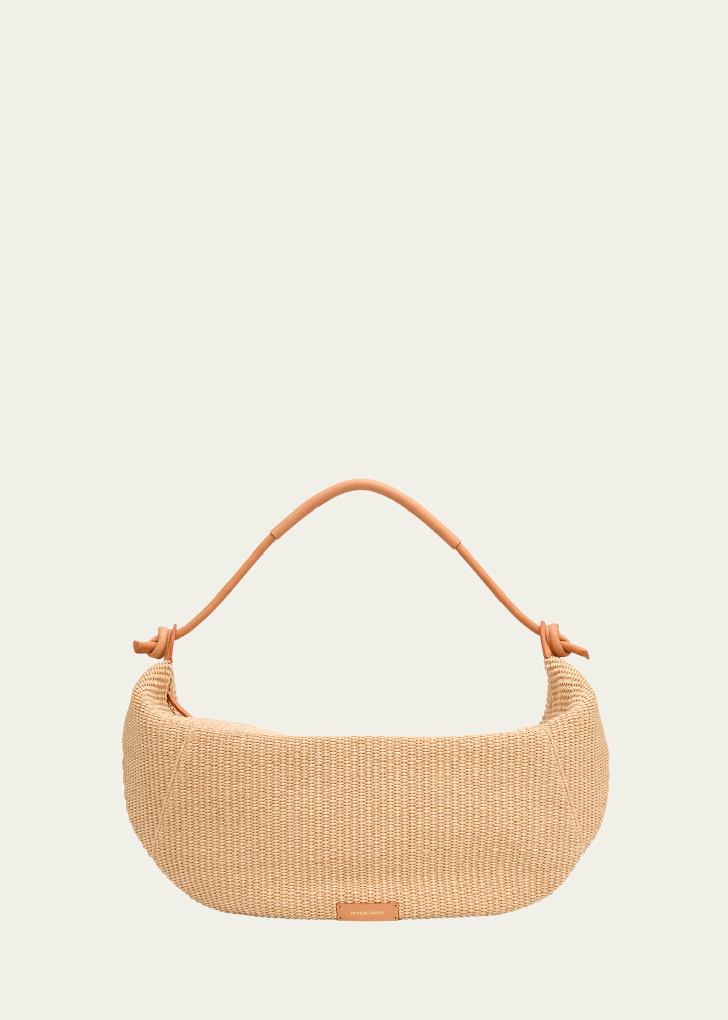 Mansur Gavriel Fortuna Knot Woven Shoulder Bag Image 1 of 6