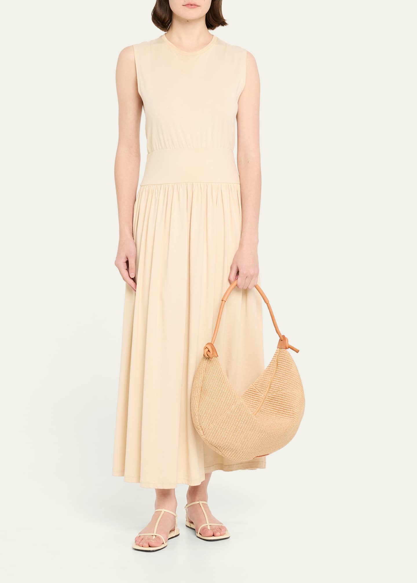 Mansur Gavriel Fortuna Knot Woven Shoulder Bag Image 5 of 6