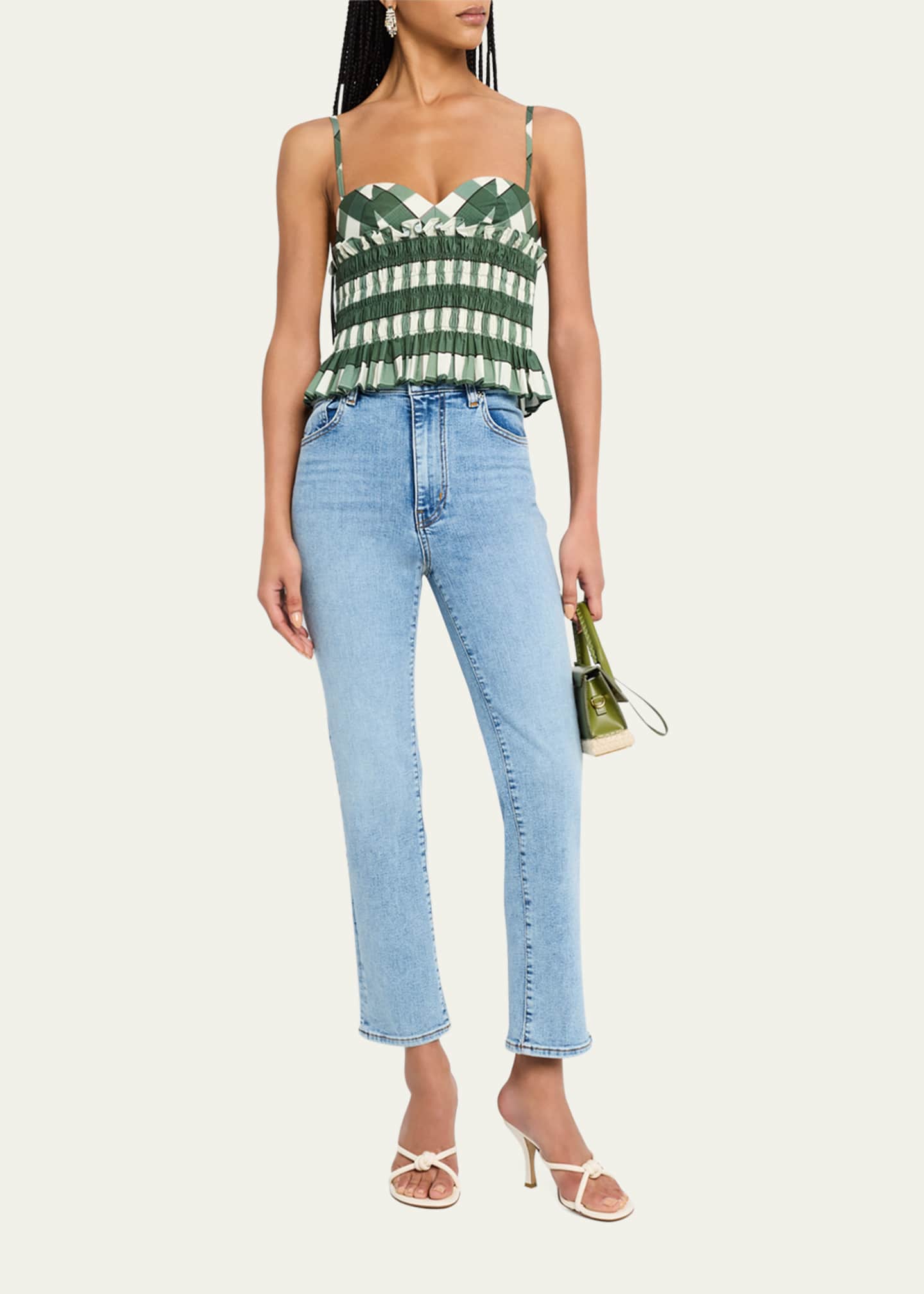 FRAME The Pencil Crop Jeans Image 2 of 5