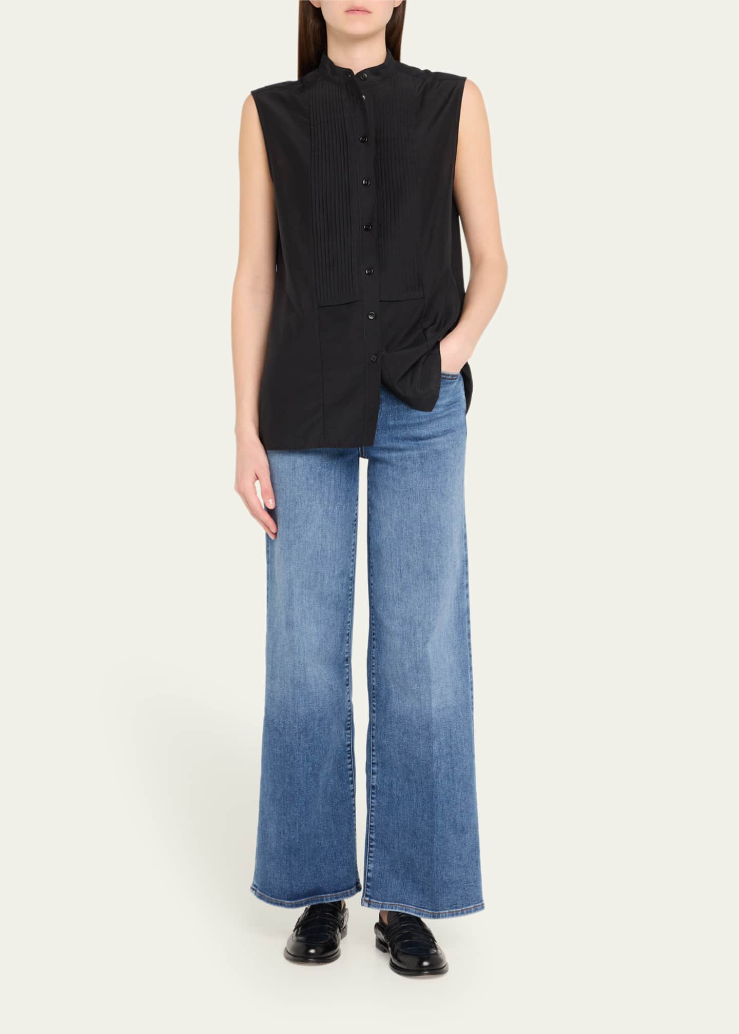 FRAME Le Slim Palazzo Jeans Image 2 of 5