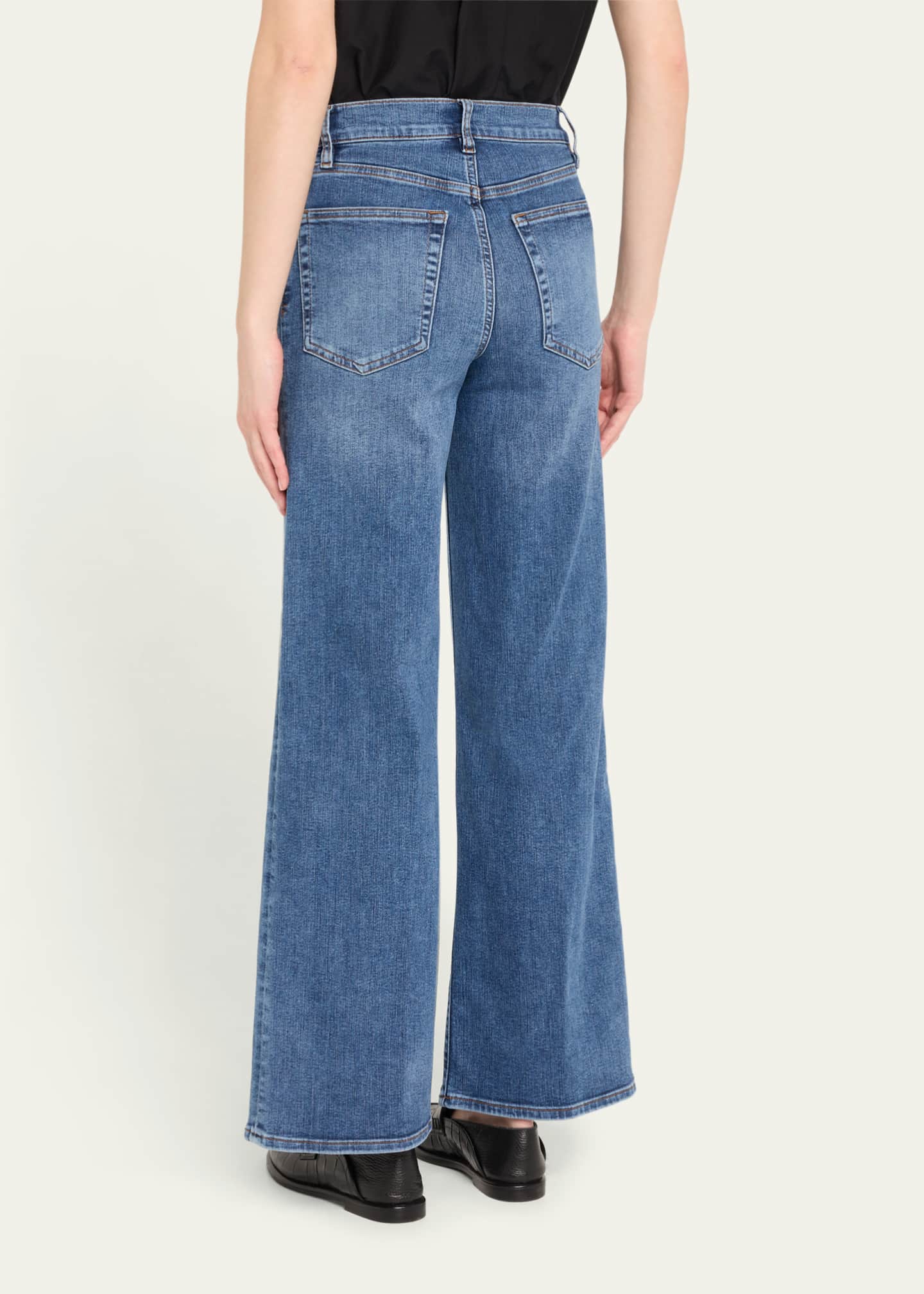 FRAME Le Slim Palazzo Jeans Image 3 of 5