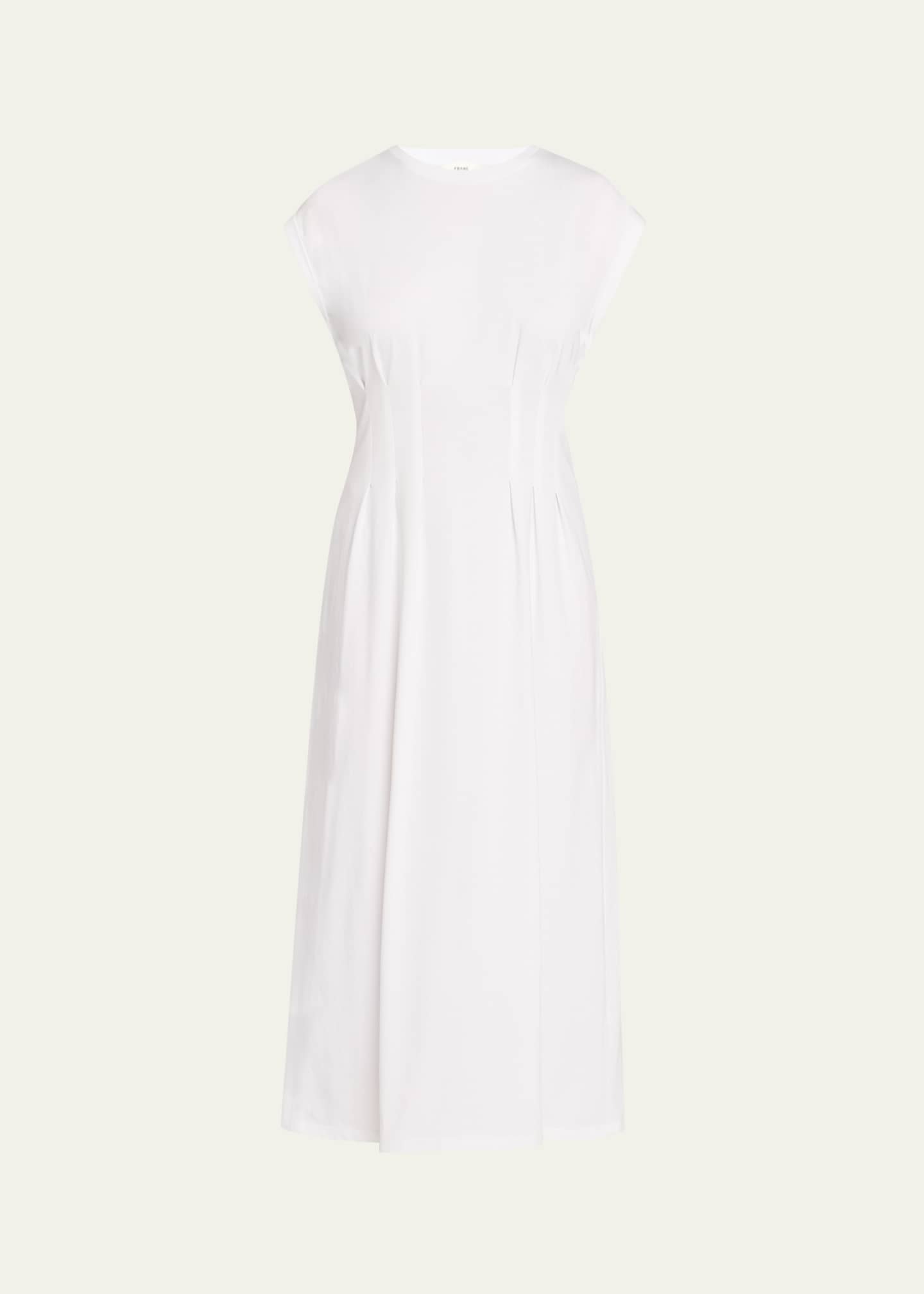 FRAME The Jersey Nipped Midi Dress Image 1 of 5