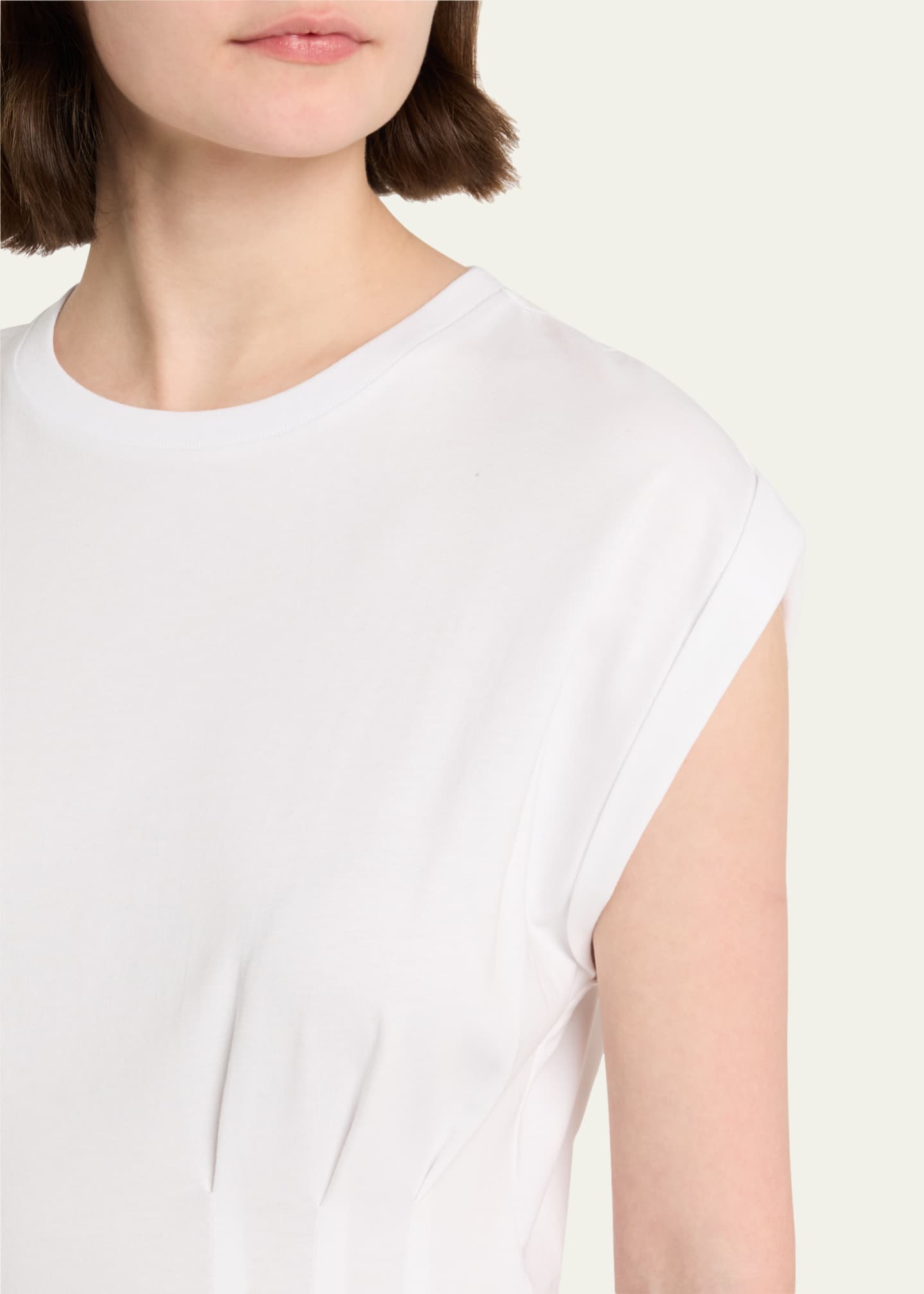 FRAME The Jersey Nipped Midi Dress Image 5 of 5