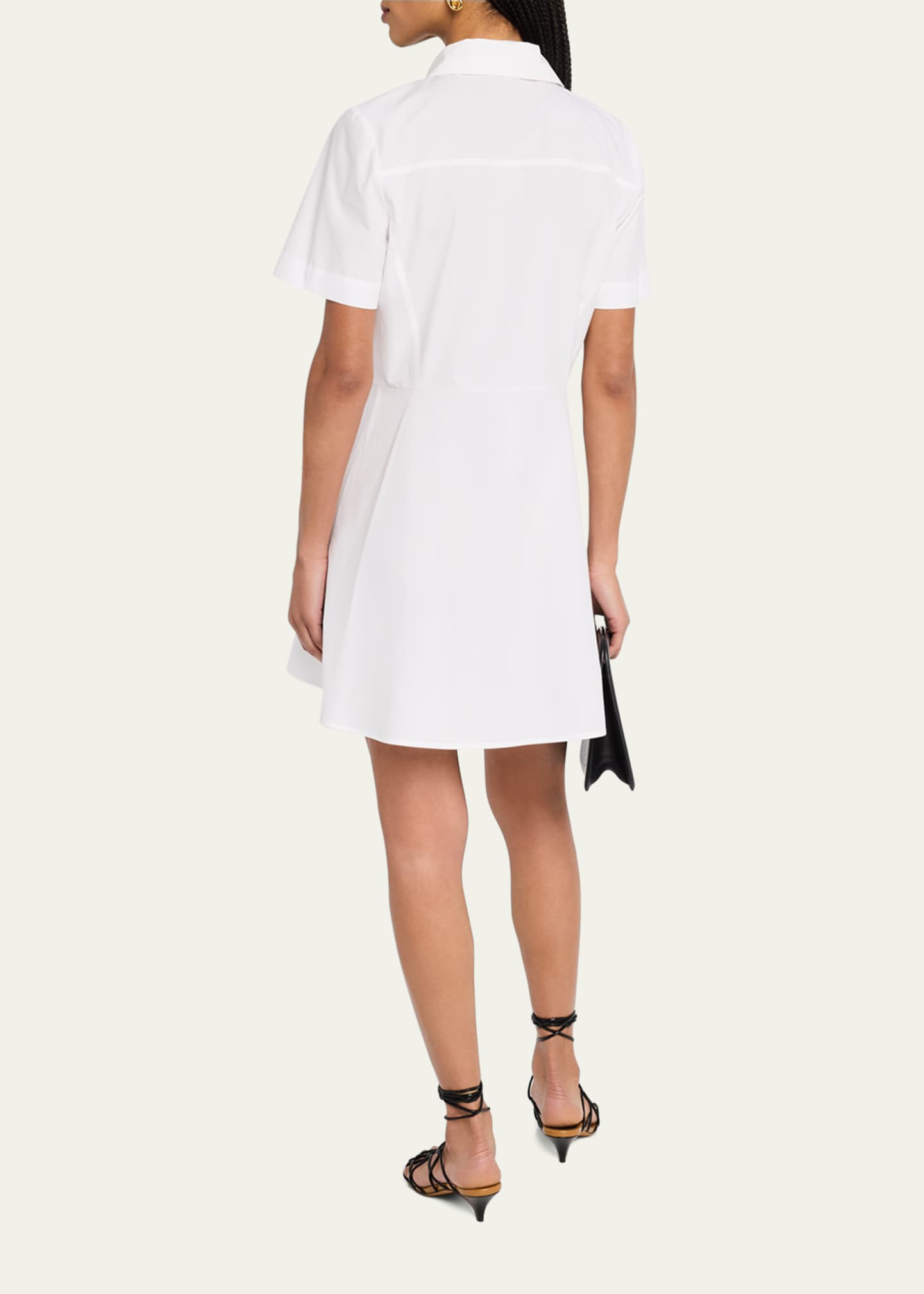 FRAME The Flare Mini Dress Image 3 of 5