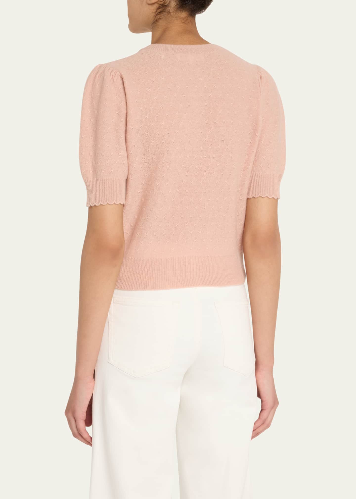 The Cashmere Pointelle Cardigan