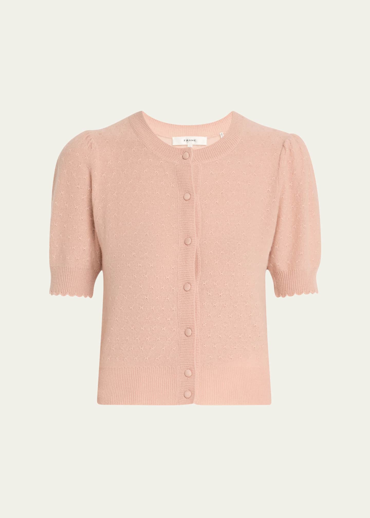 The Cashmere Pointelle Cardigan
