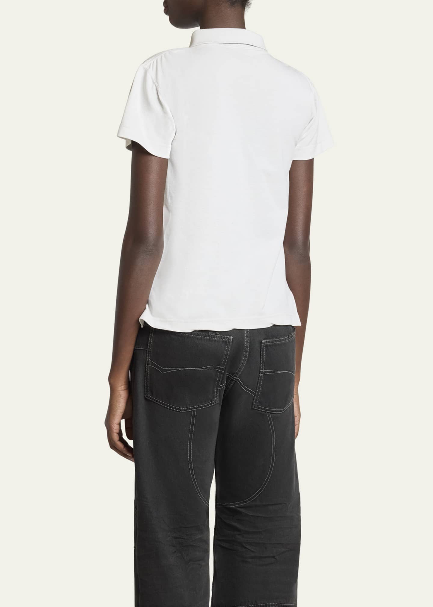 Balenciaga Fitted Polo Shirt Image 3 of 5