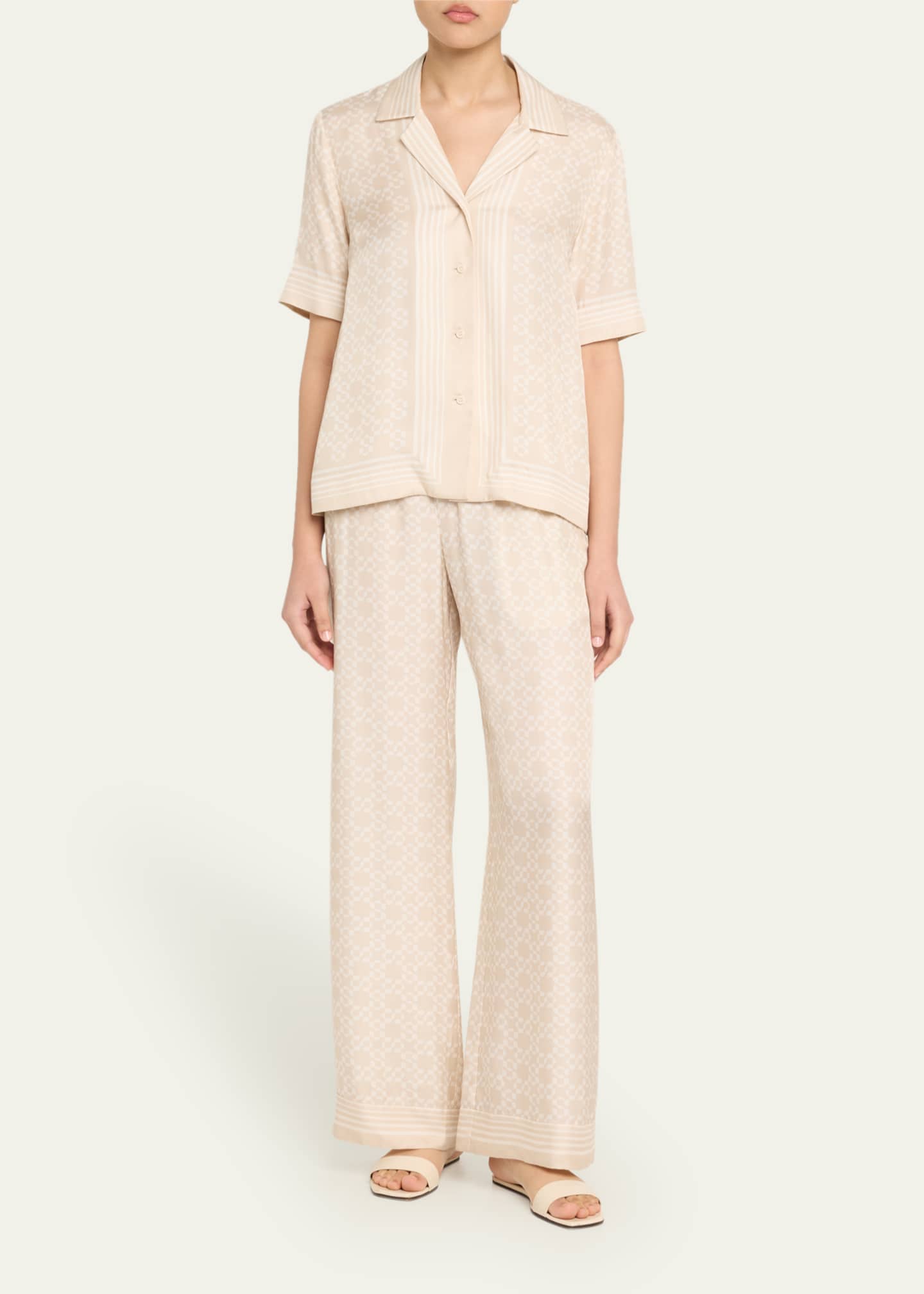 SIMKHAI Koda Button-Front Shirt Image 2 of 5