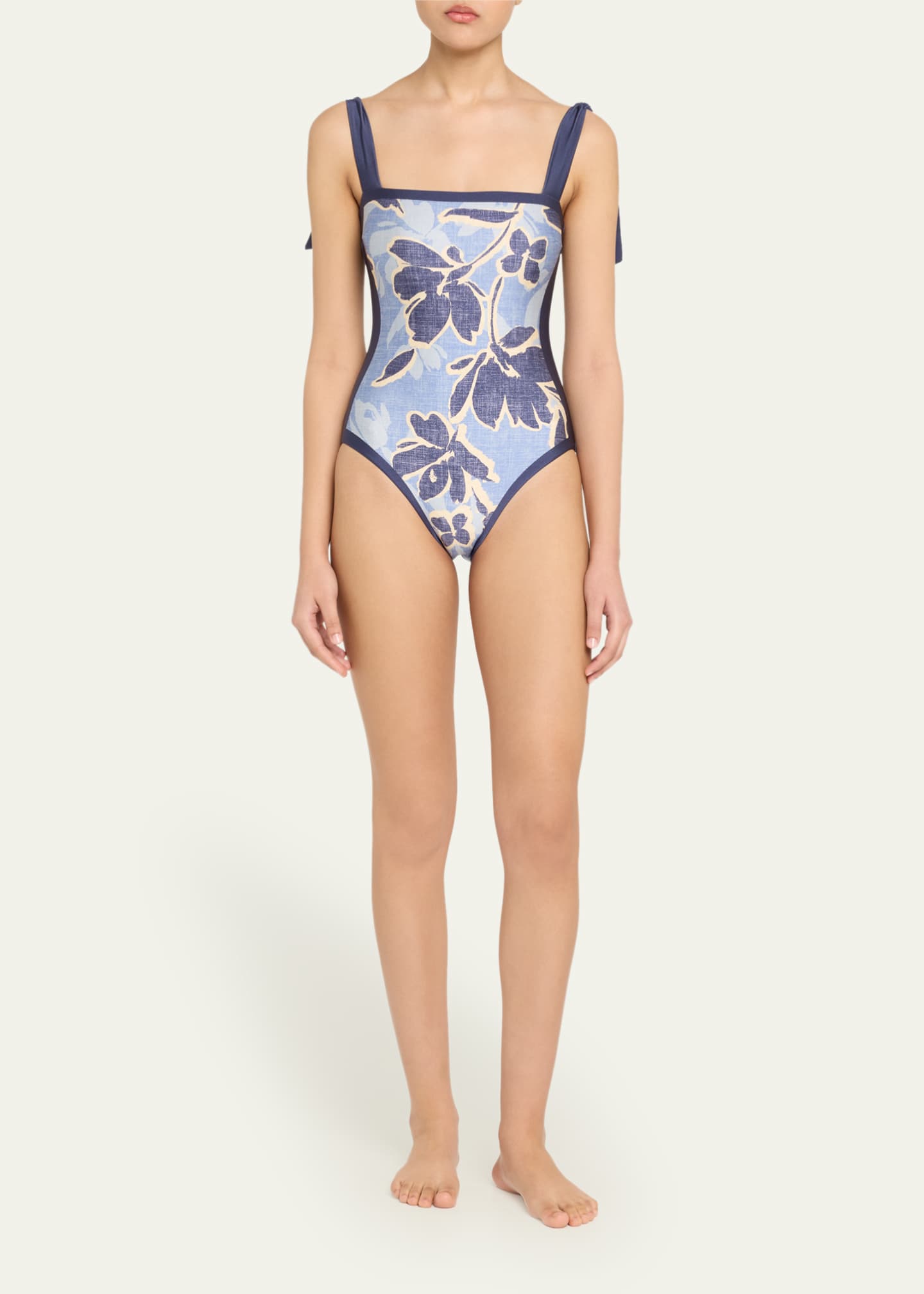 SIMKHAI Bow-Strap One-Piece Swimsuit Image 2 of 4
