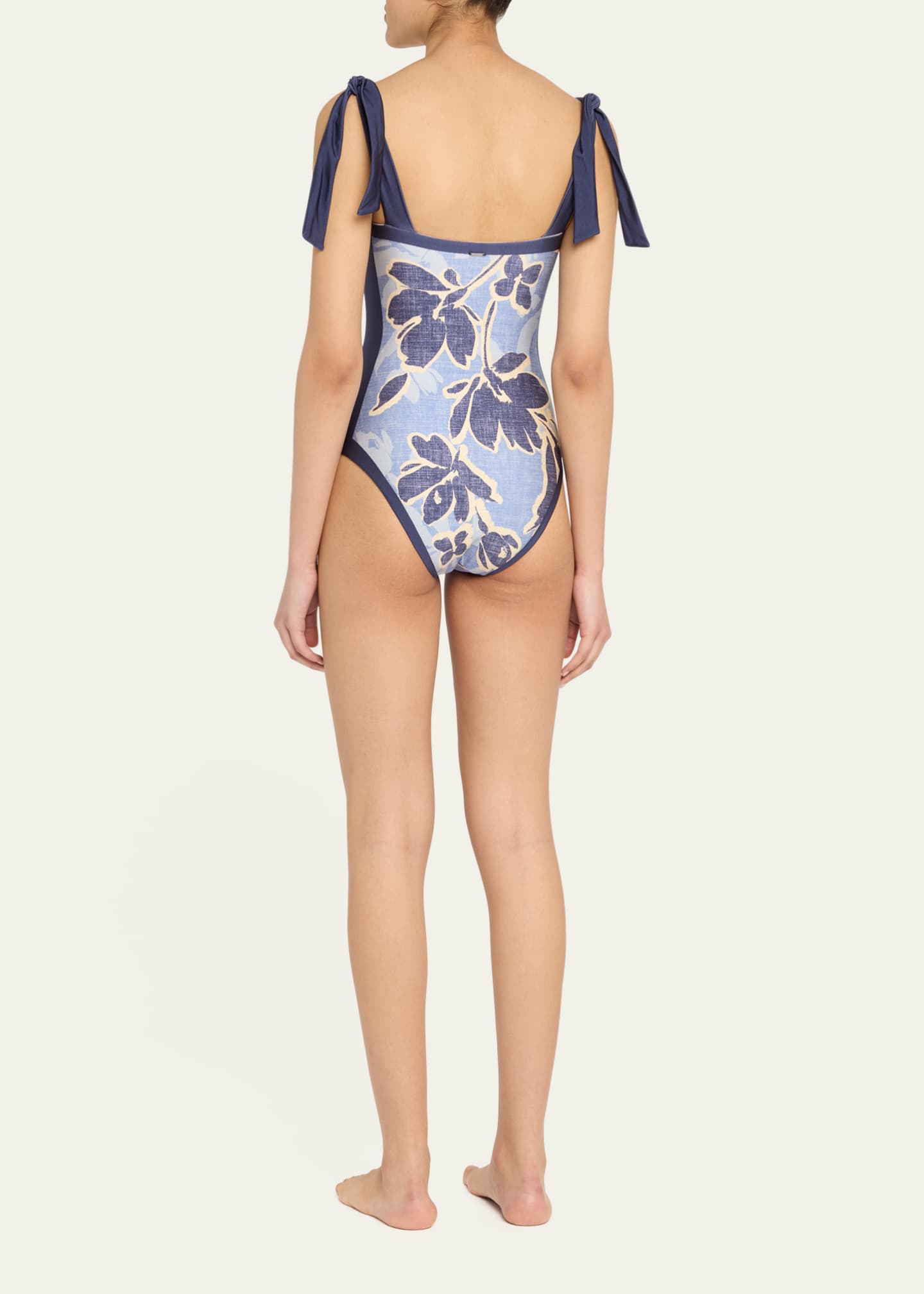 SIMKHAI Bow-Strap One-Piece Swimsuit Image 3 of 4