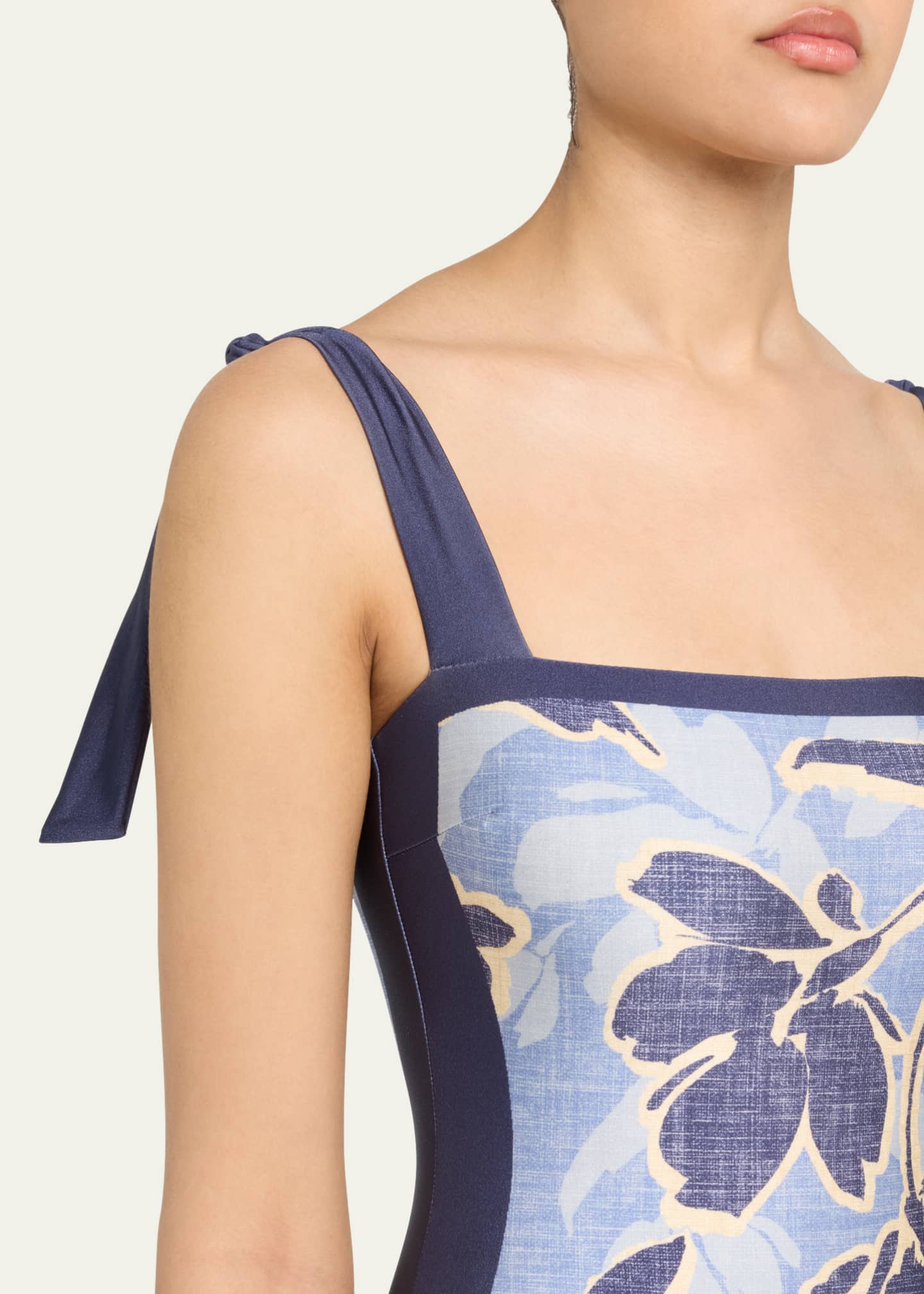 SIMKHAI Bow-Strap One-Piece Swimsuit Image 4 of 4