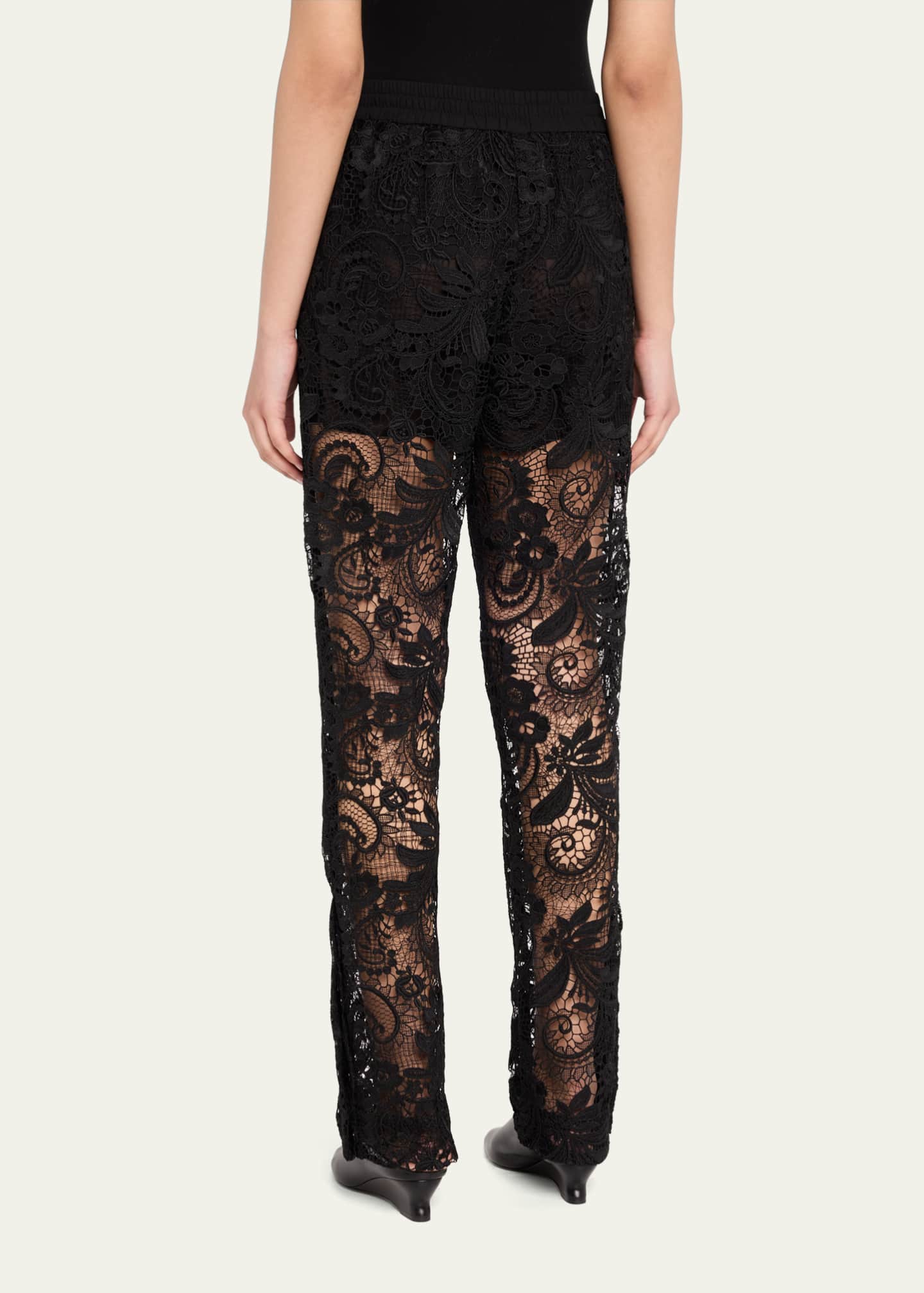 3.1 Phillip Lim Embroidered Lace Drawstring Pants Image 3 of 5