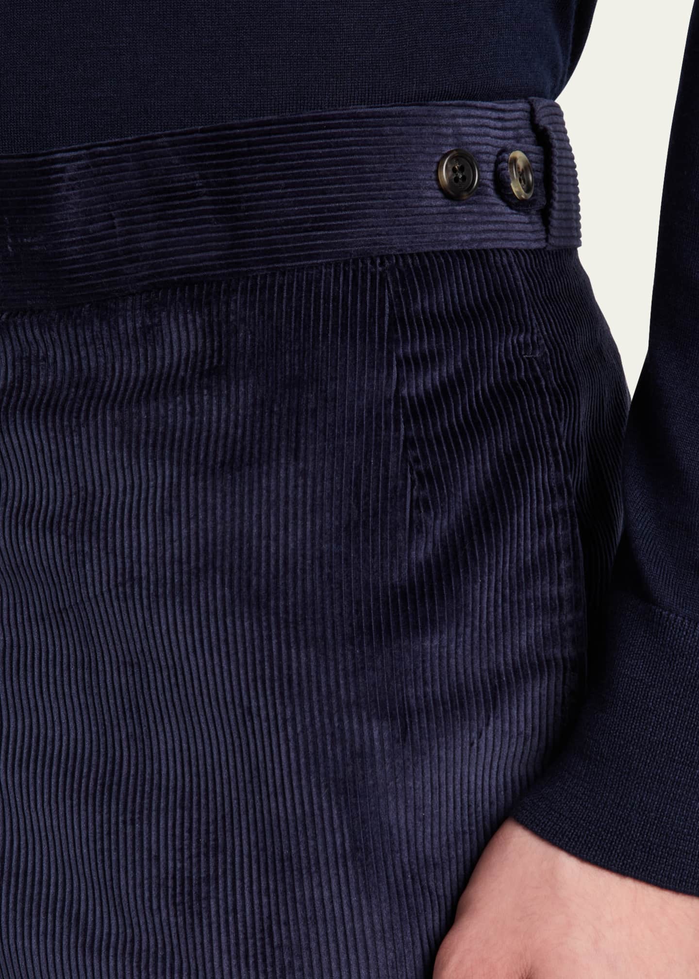 Gabriela Hearst Men's Sebastian Cotton Corduroy Pants Image 5 of 5