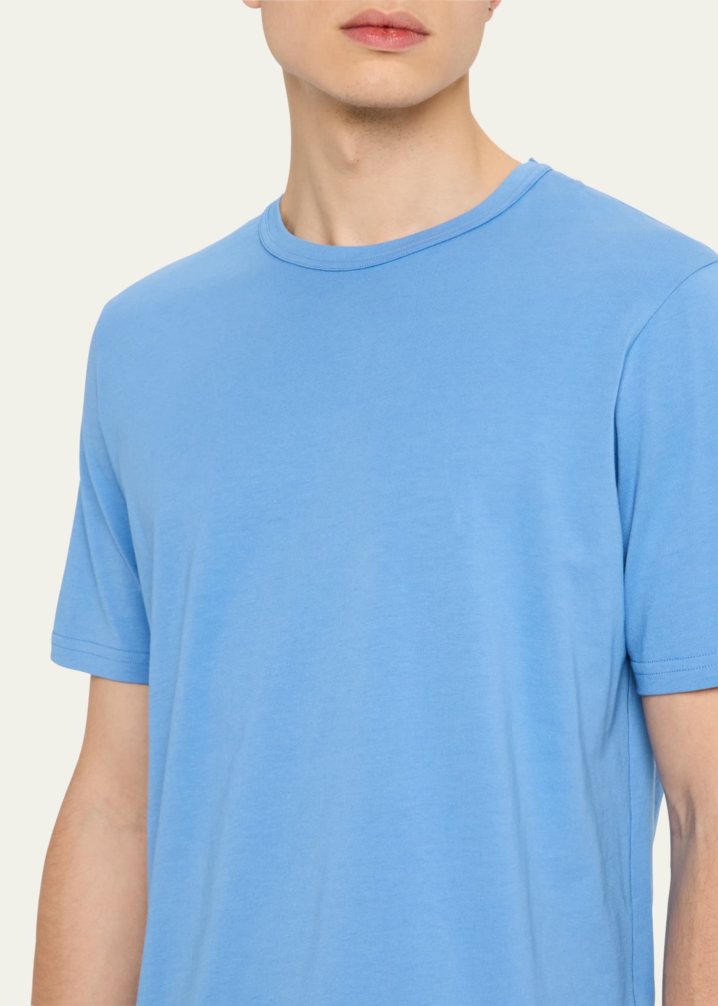 Gabriela Hearst Men's Bandeira Fine Cotton Jersey Crewneck T-Shirt Image 5 of 5