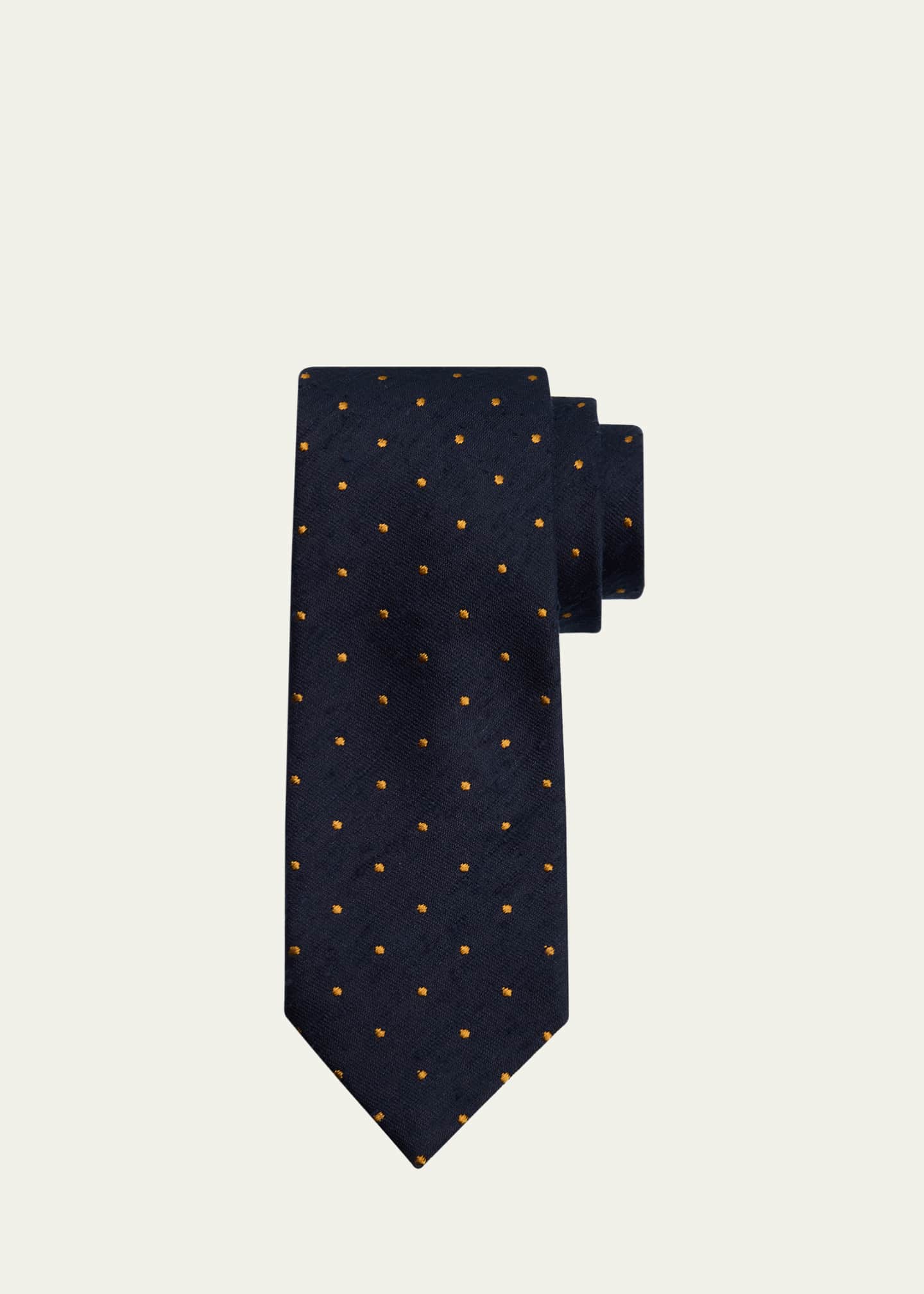 Petronius 1926 Men's Polka Dot Silk Tie