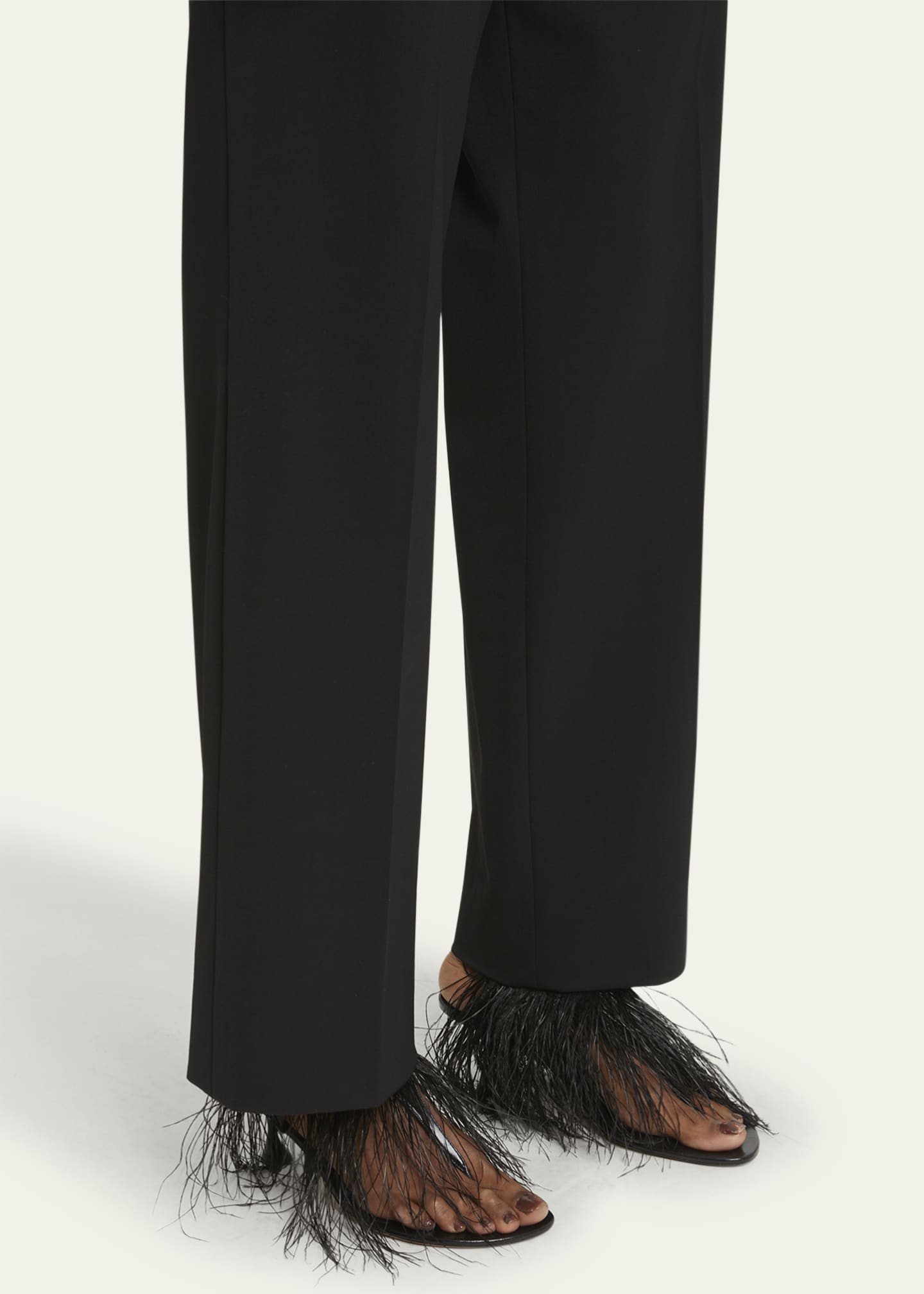 Proenza Schouler Tee Feather Thong Sandals Image 2 of 6