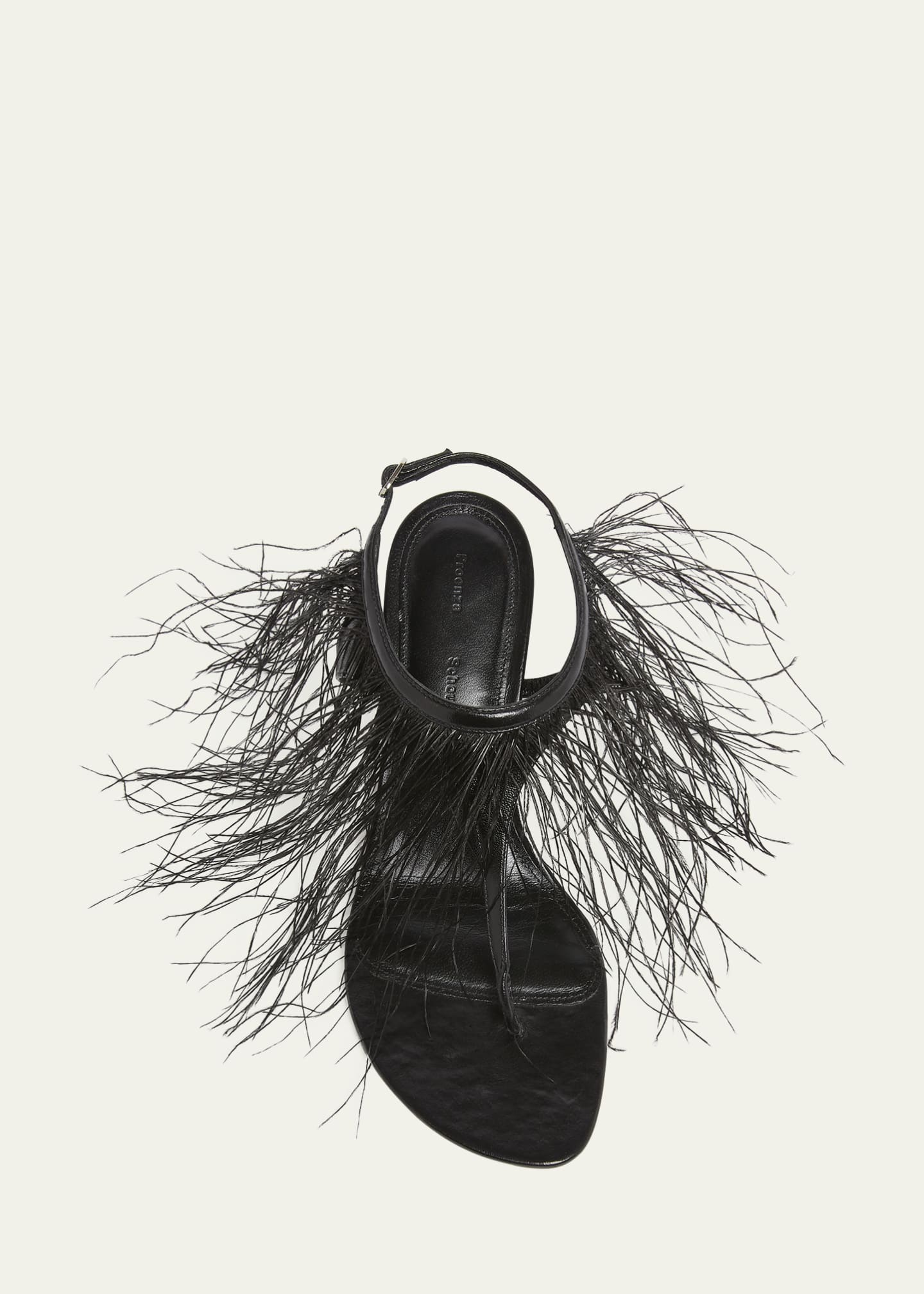 Proenza Schouler Tee Feather Thong Sandals Image 6 of 6
