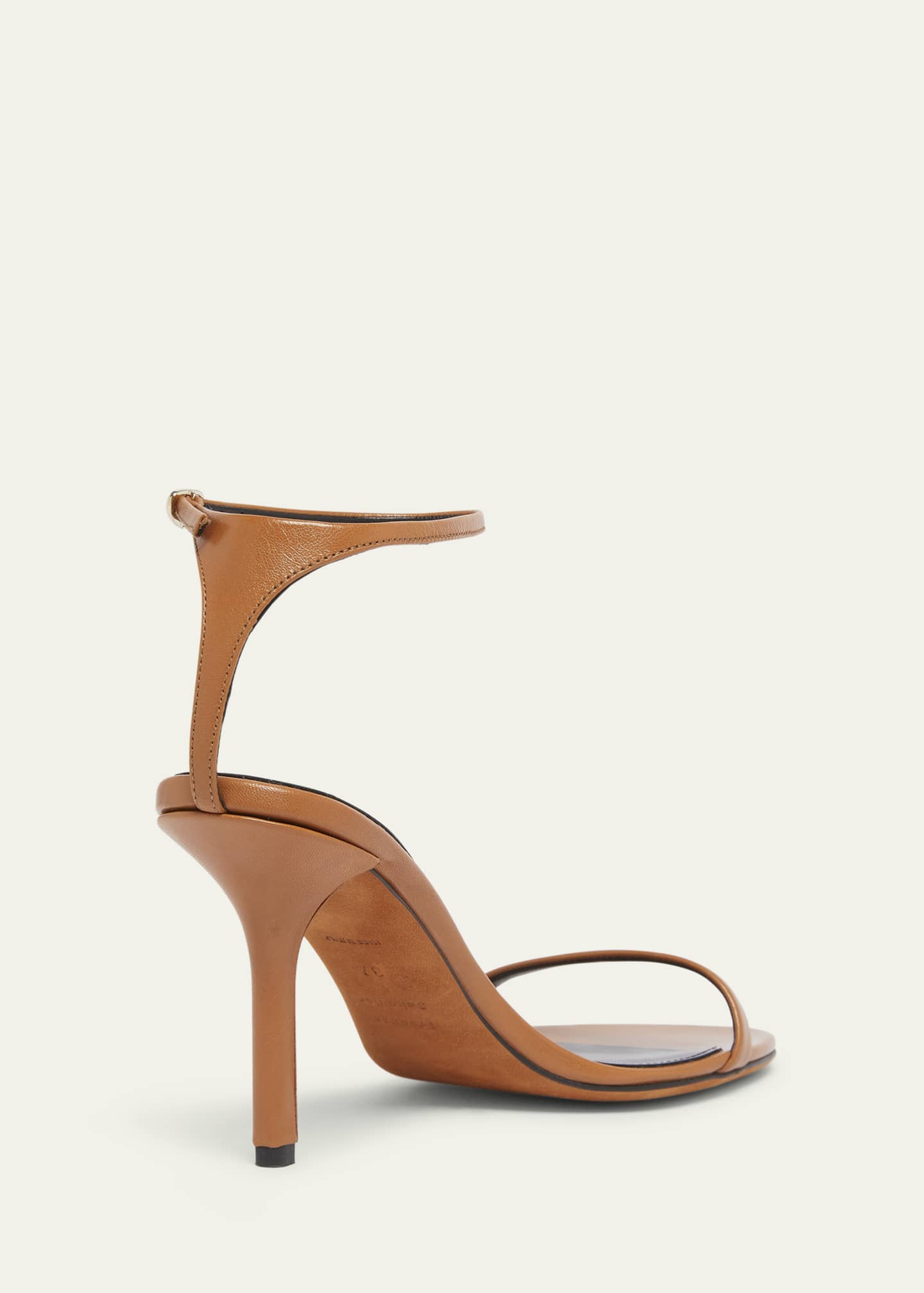 Proenza Schouler Slash Goatskin Ankle-Strap Sandals Image 2 of 4