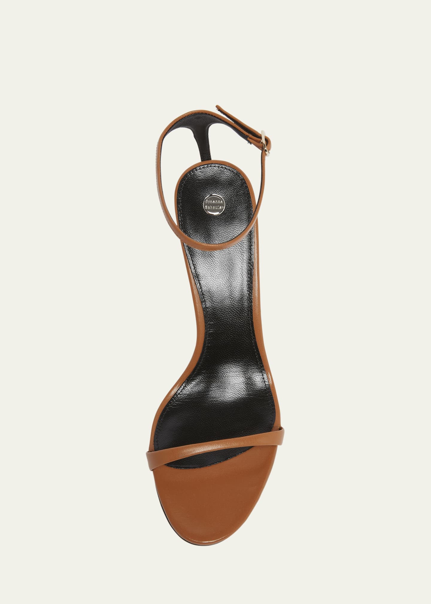 Proenza Schouler Slash Goatskin Ankle-Strap Sandals Image 4 of 4