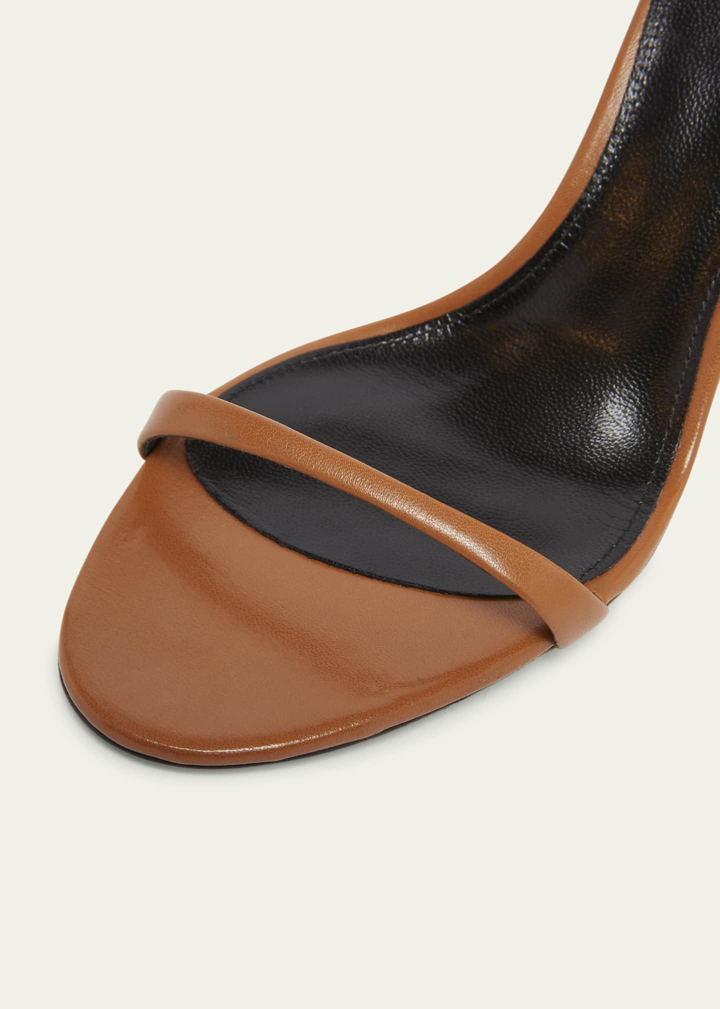 Proenza Schouler Slash Goatskin Ankle-Strap Sandals Image 3 of 4