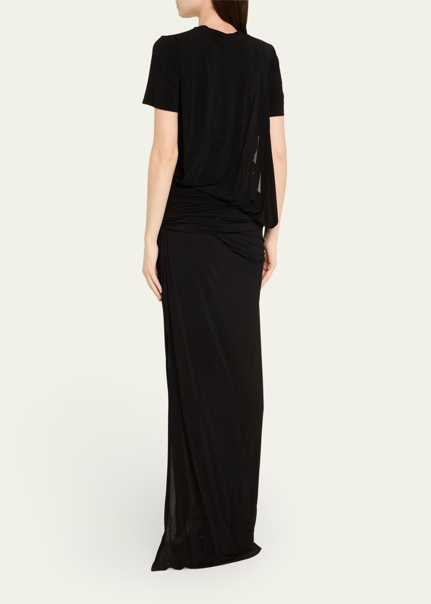 Christopher Esber Coiled Jersey Corseted Tee Gown Image 3 of 5
