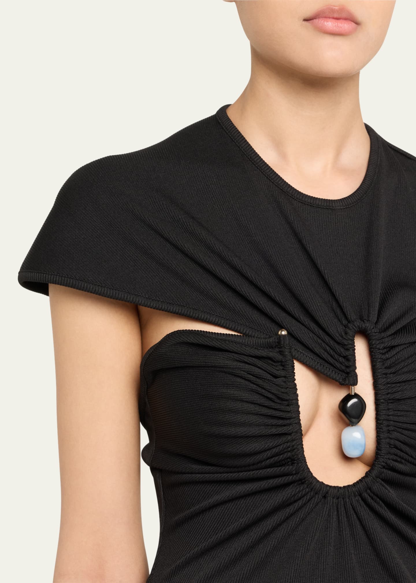 Christopher Esber Helix Crystal Ribbed Tee Image 5 of 5