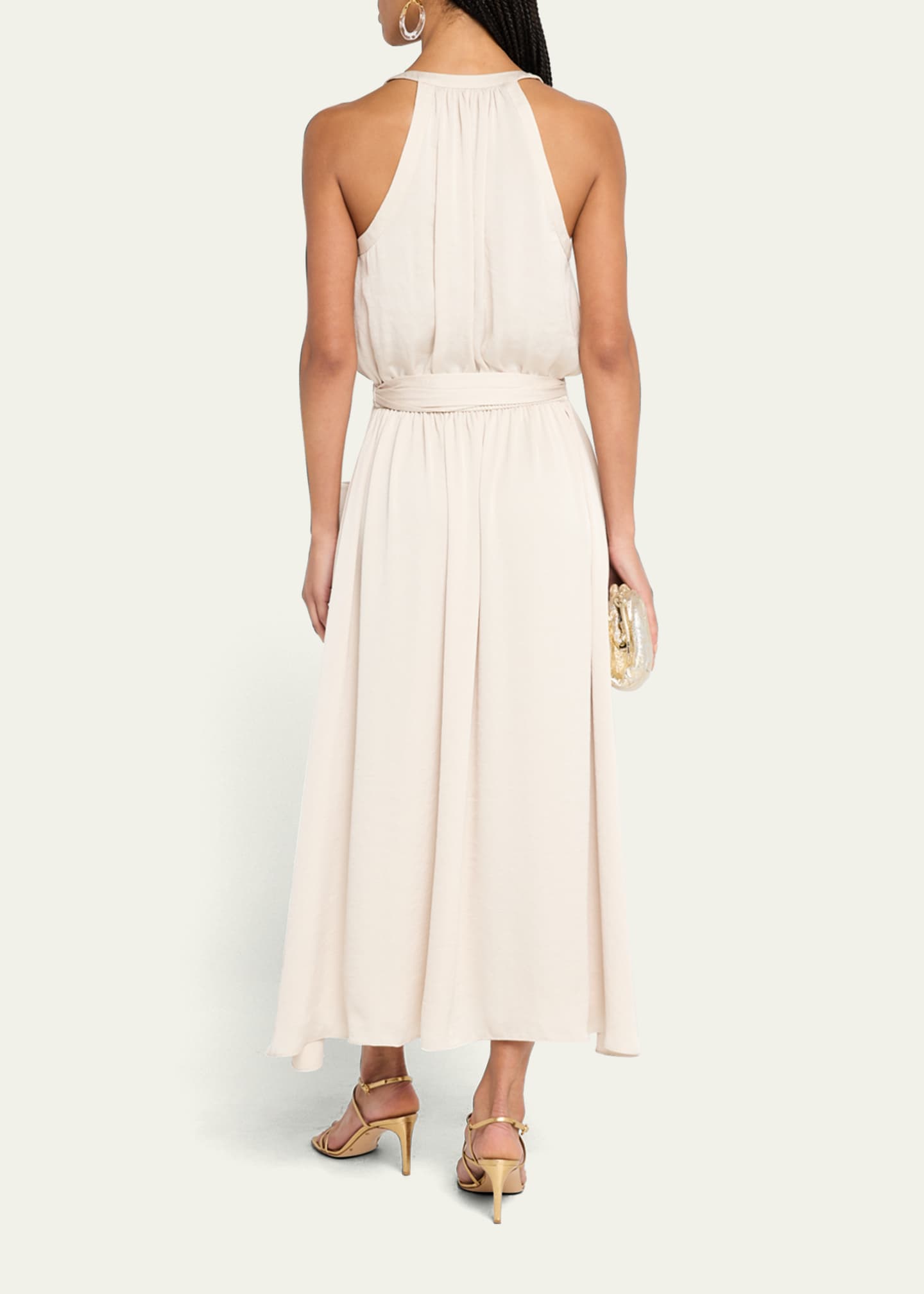 Ramy Brook Amelia Belted Midi Skirt Image 3 of 5