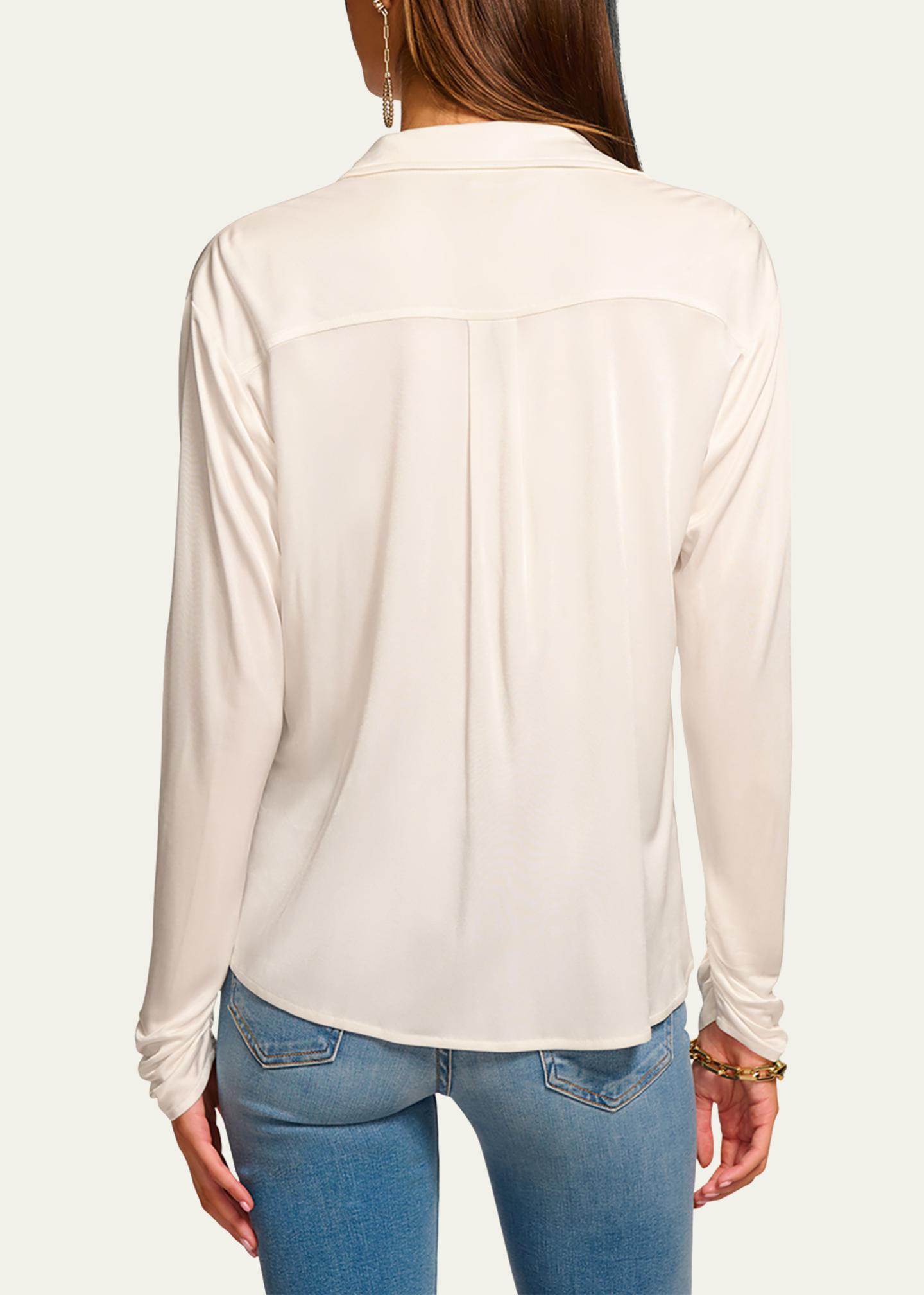 Ramy Brook Belinda Semi-Sheer Top - Bergdorf Goodman