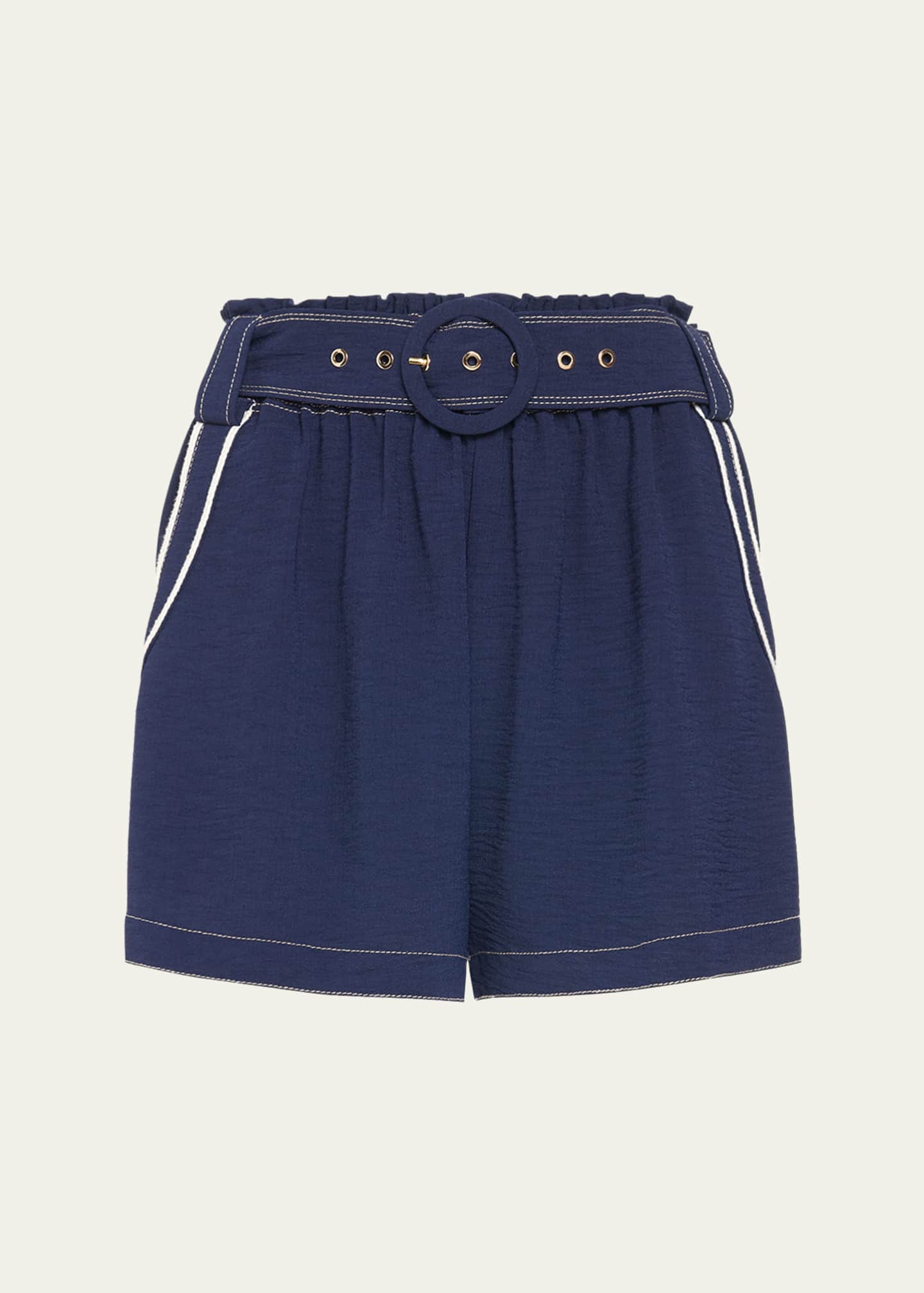 Ramy Brook Petra Belted Shorts Image 1 of 5