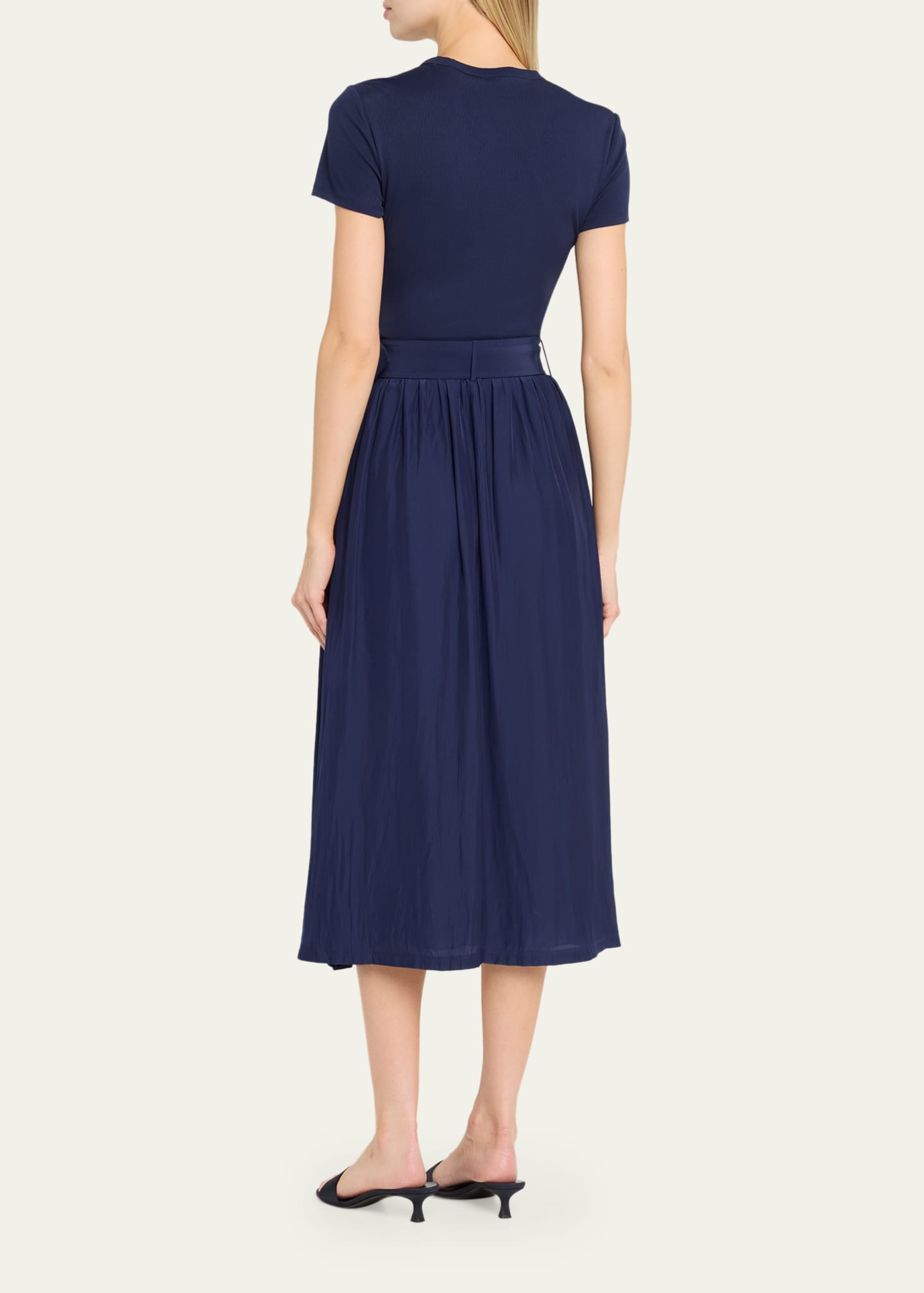 ramy brook midi dress Ramy Brook Ramy Brook- Carlina Off-The-Shoulder Jersey Midi Dress- Black