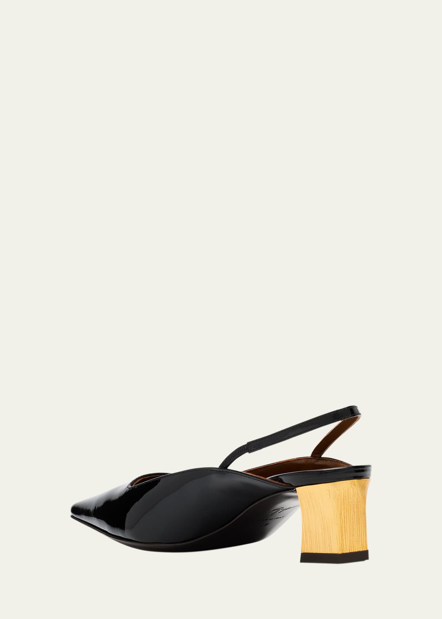 Giuseppe Zanotti Patent Leather Slingback Pumps Image 4 of 6