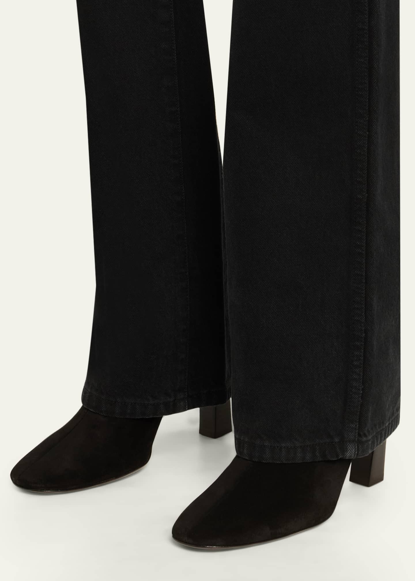 Giuseppe Zanotti Sensorial Suede Leather Ankle Booties Image 2 of 6