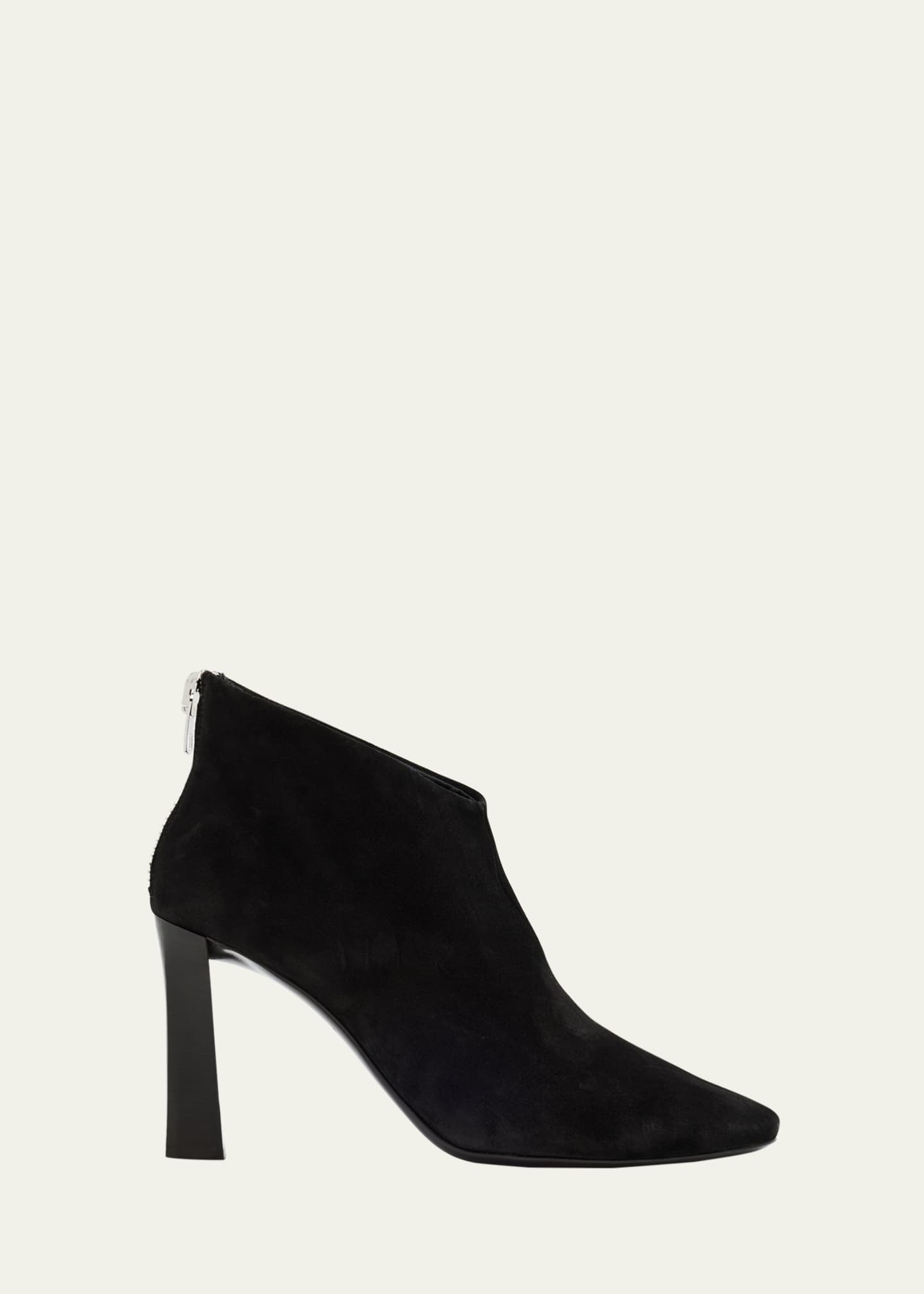 Giuseppe Zanotti Sensorial Suede Leather Ankle Booties Image 1 of 6