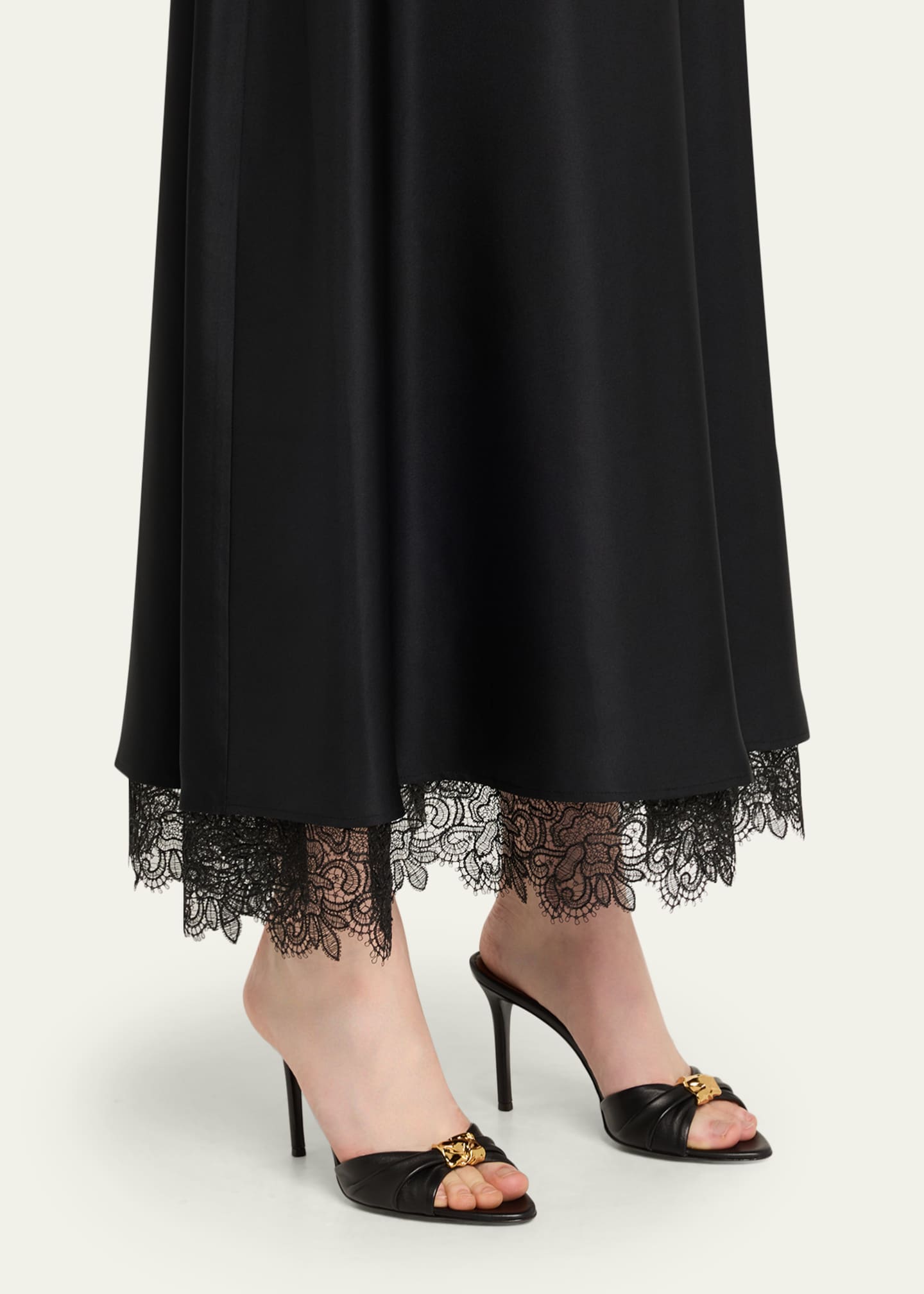 Giuseppe Zanotti Nappa Leather Gem Sandals Image 2 of 6