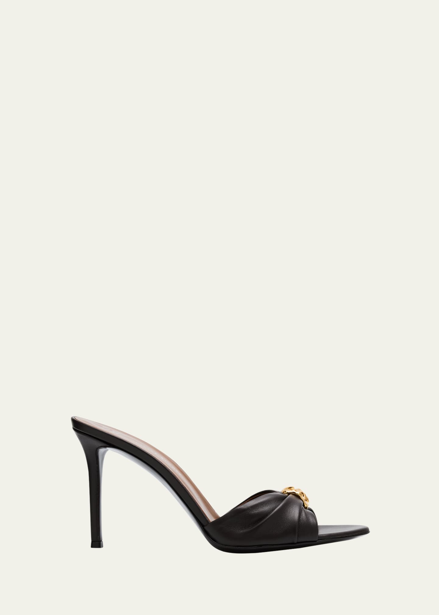 Giuseppe Zanotti Nappa Leather Gem Sandals Image 1 of 6