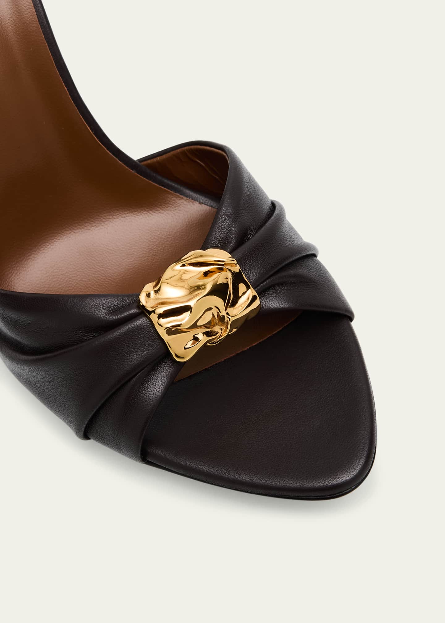 Giuseppe Zanotti Nappa Leather Gem Sandals Image 5 of 6