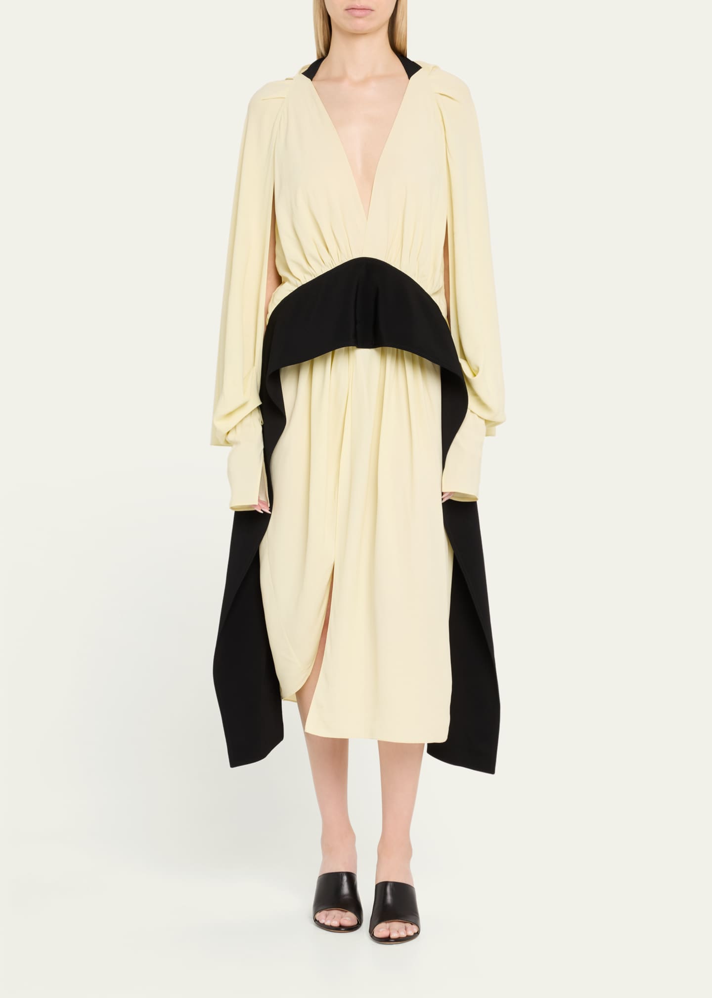 16ARLINGTON Tilde Midi Dress with Sash Image 2 of 5