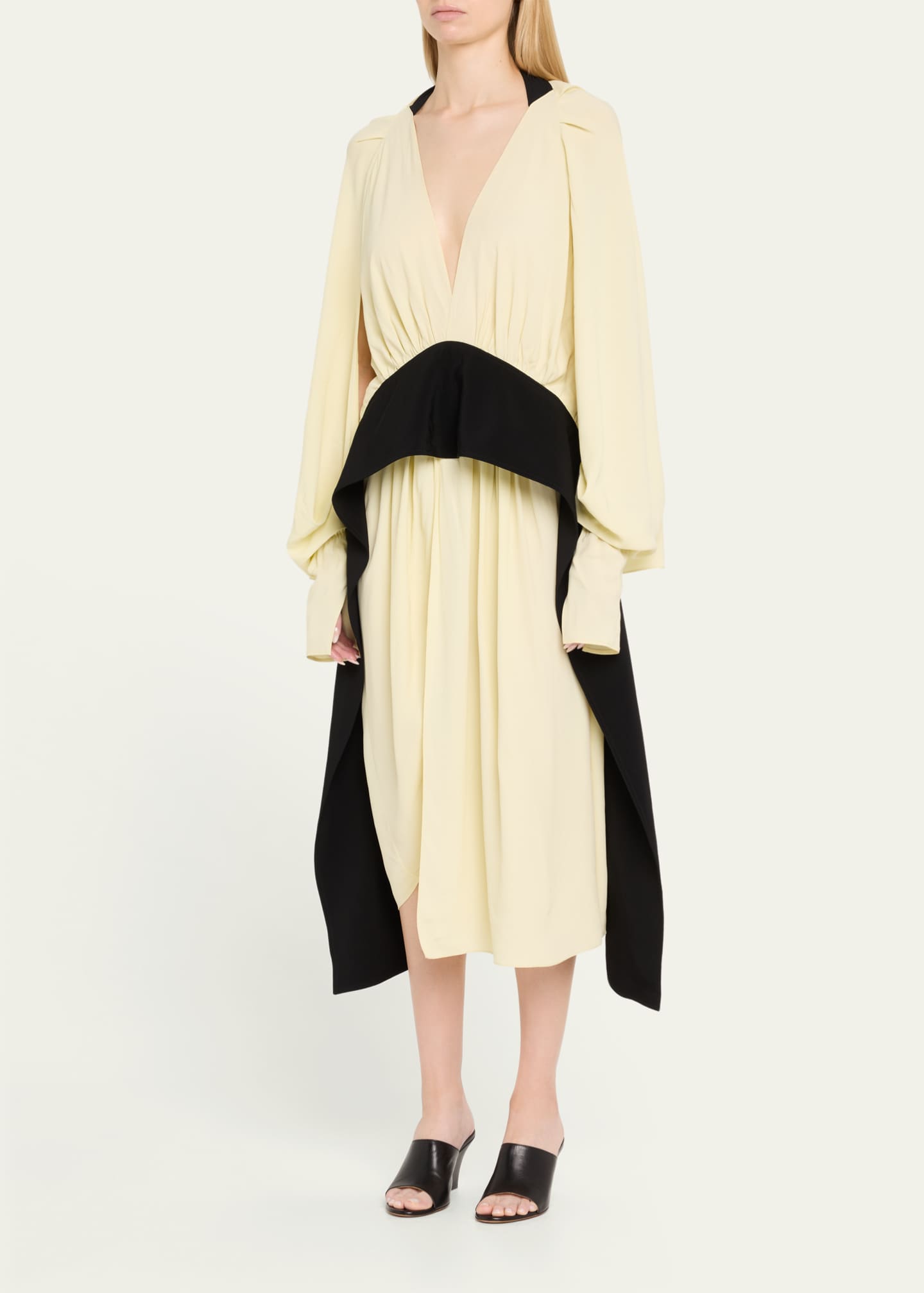 16ARLINGTON Tilde Midi Dress with Sash Image 4 of 5