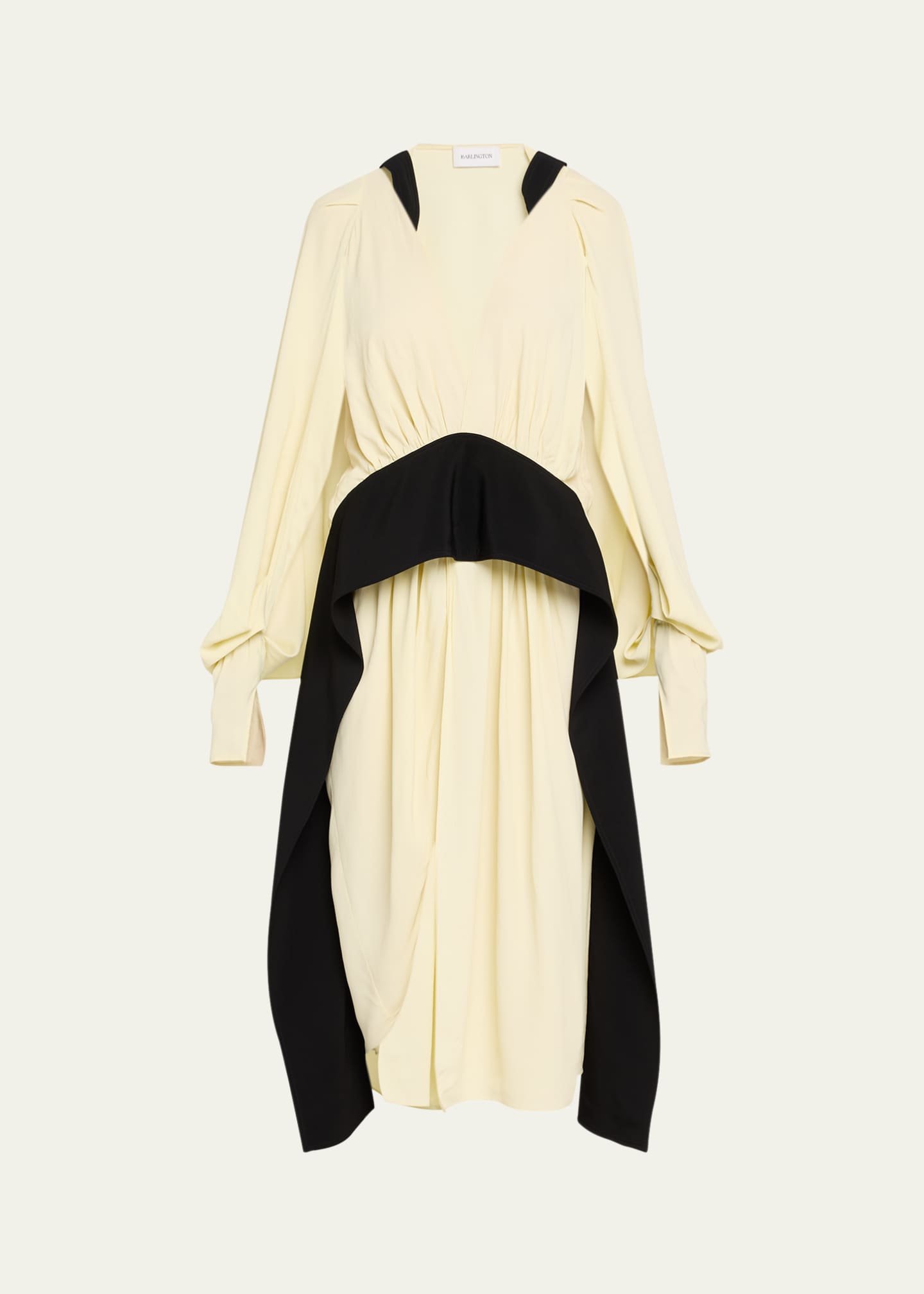16ARLINGTON Tilde Midi Dress with Sash Image 1 of 5
