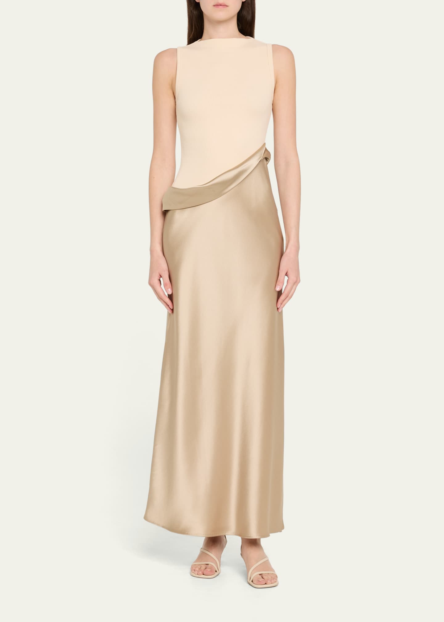 Nanushka Cobee Combo Slip Dress Image 2 of 5