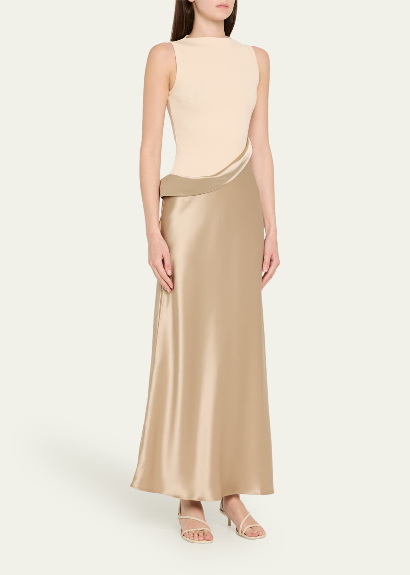 Nanushka Cobee Combo Slip Dress Image 4 of 5