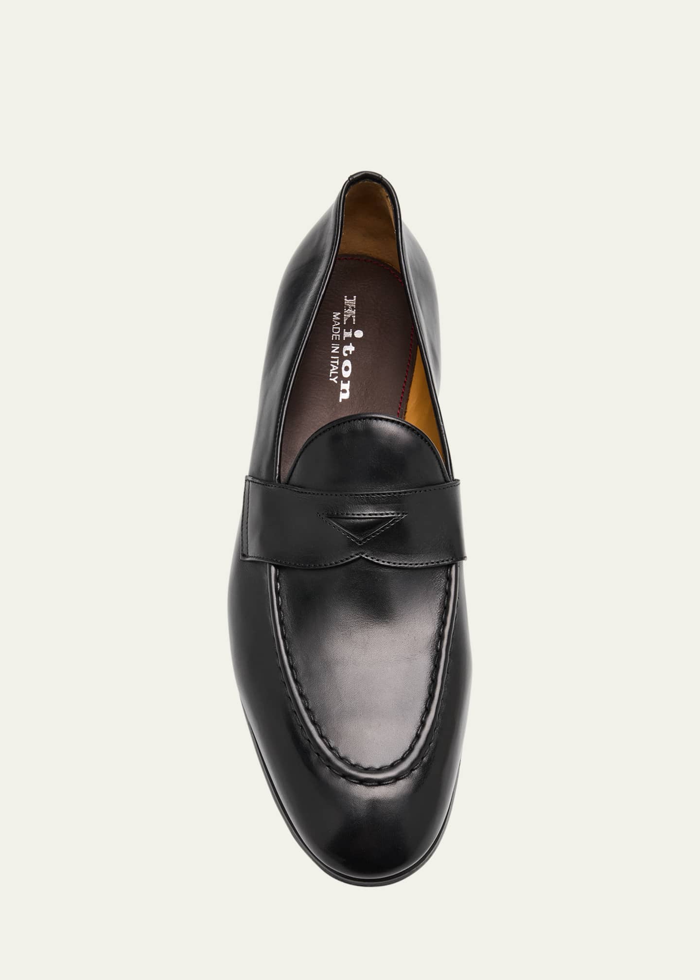 Kiton Men's Calfskin Penny Loafers Image 6 of 6