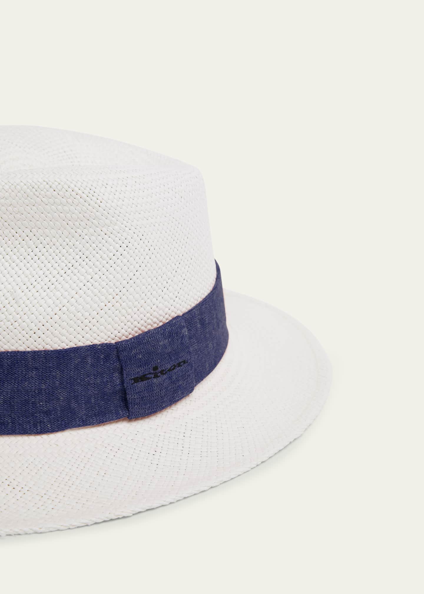 Kiton Men's Panama Straw Hat Image 2 of 2
