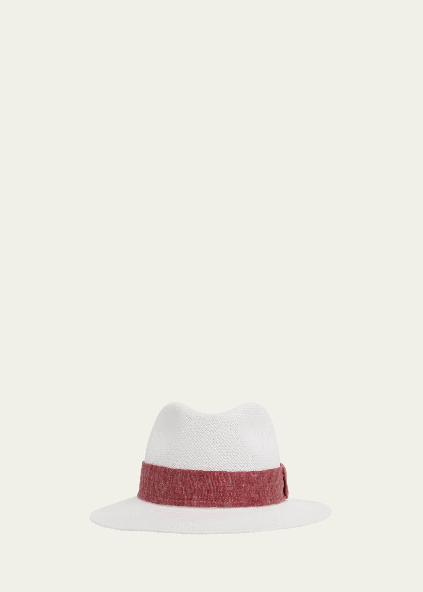 Kiton Men's Panama Straw Hat Image 1 of 2