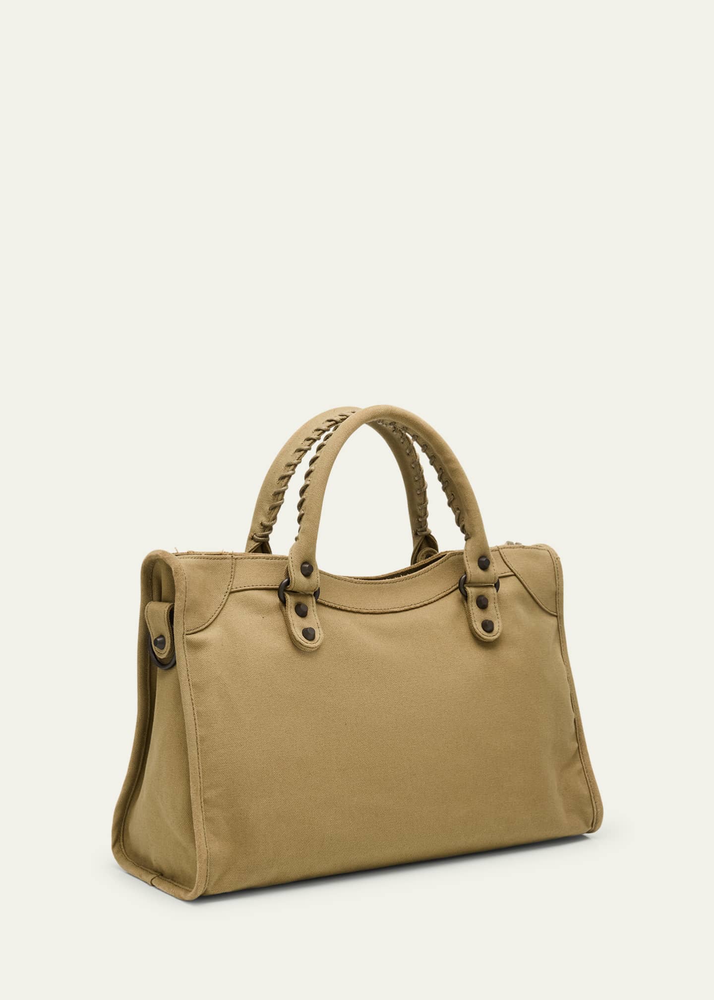 Balenciaga Le City Medium Canvas Top-Handle Bag Image 3 of 6