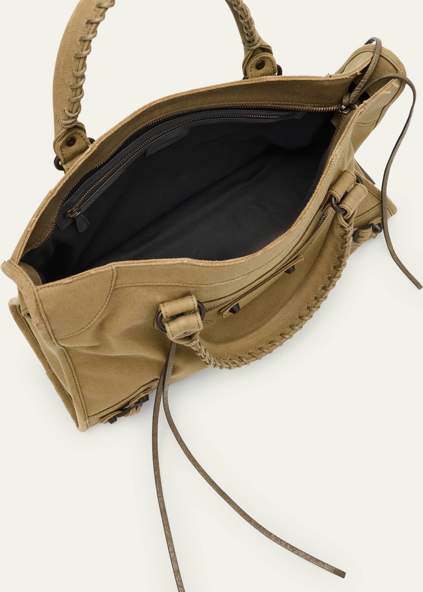 Balenciaga Le City Medium Canvas Top-Handle Bag Image 4 of 6