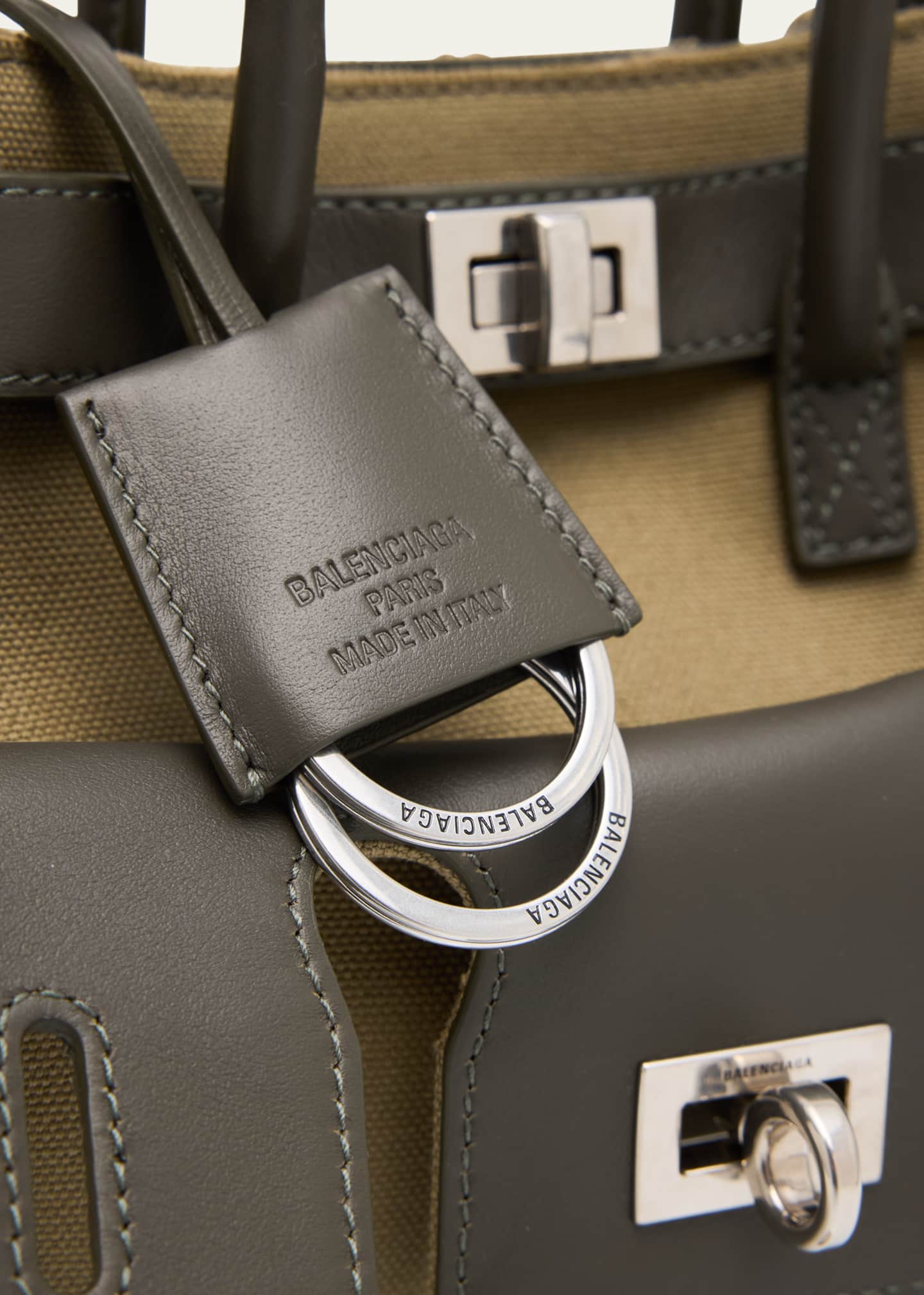 Balenciaga Bel Air Canvas Shoulder Bag Image 4 of 4